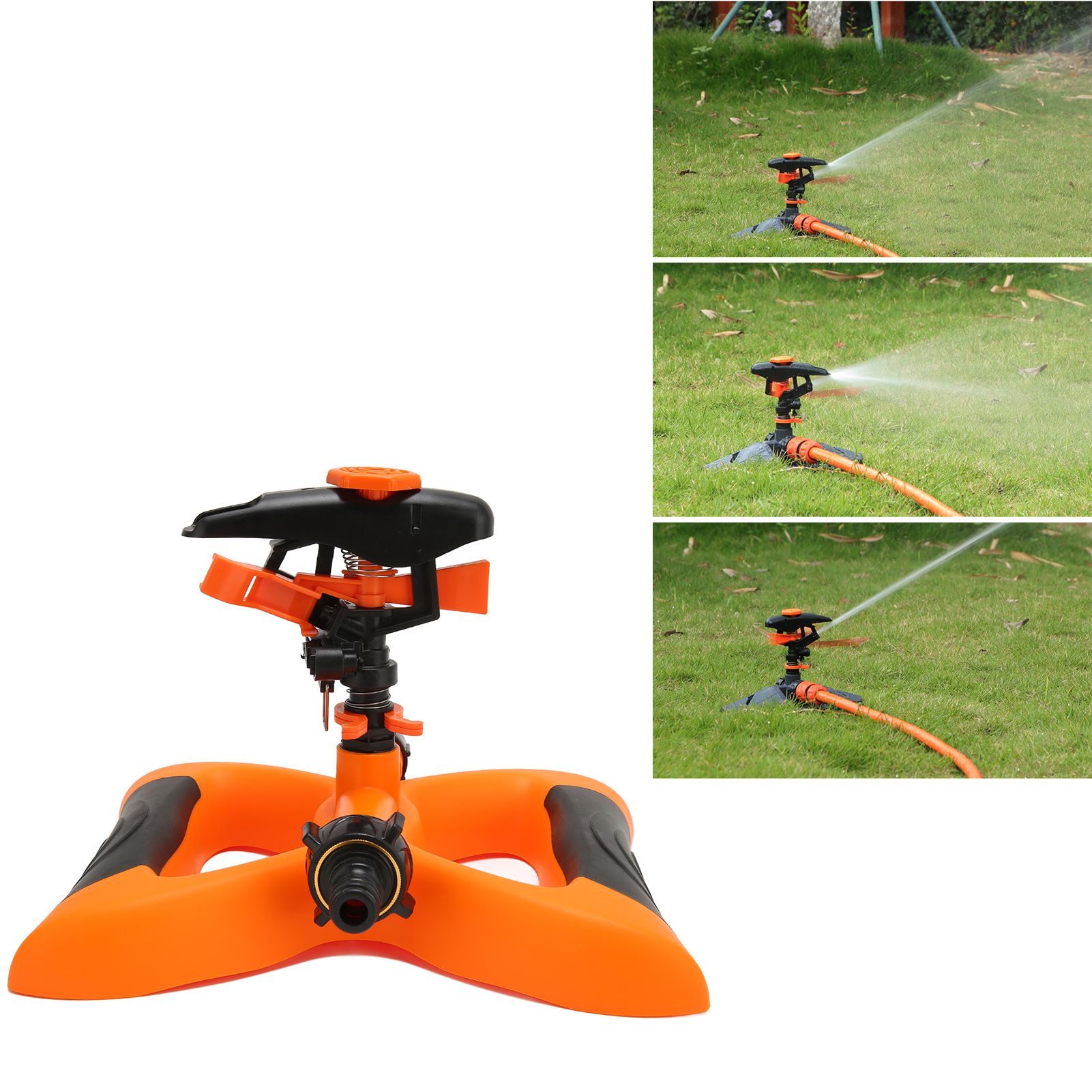G3/4 Garden Plant Sprinkler Automatic Rotating Water Sprinkler Lawn Forest view 11