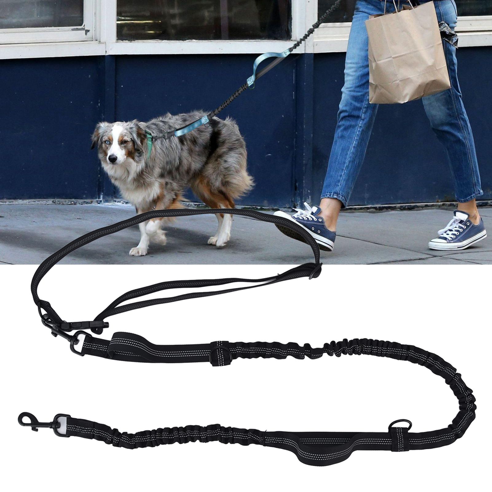 Pet Leash Reflective Retractable Portable Adjustable Dog Traction Rope for view 11