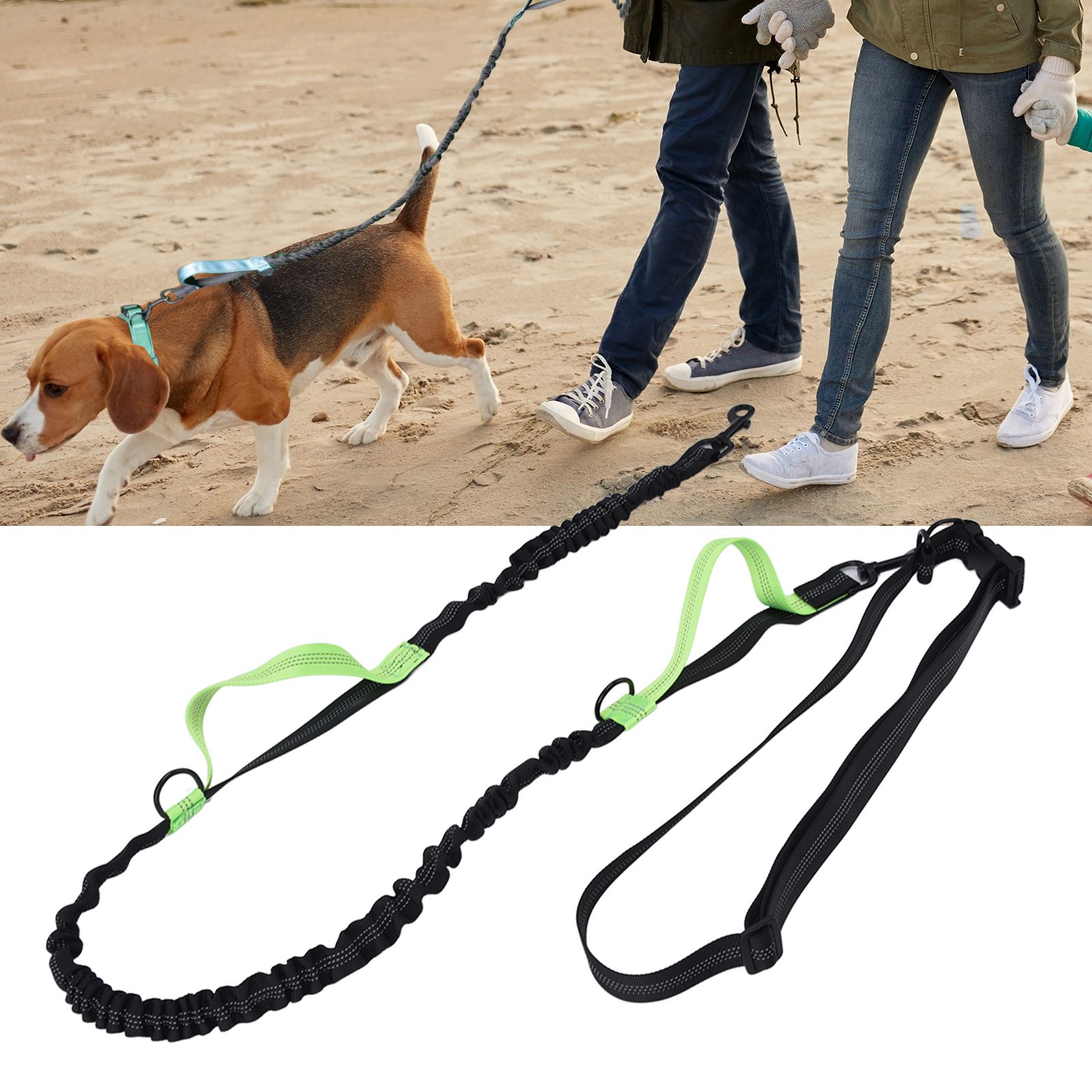 Pet Leash Reflective Retractable Portable Adjustable Dog Traction Rope for view 12