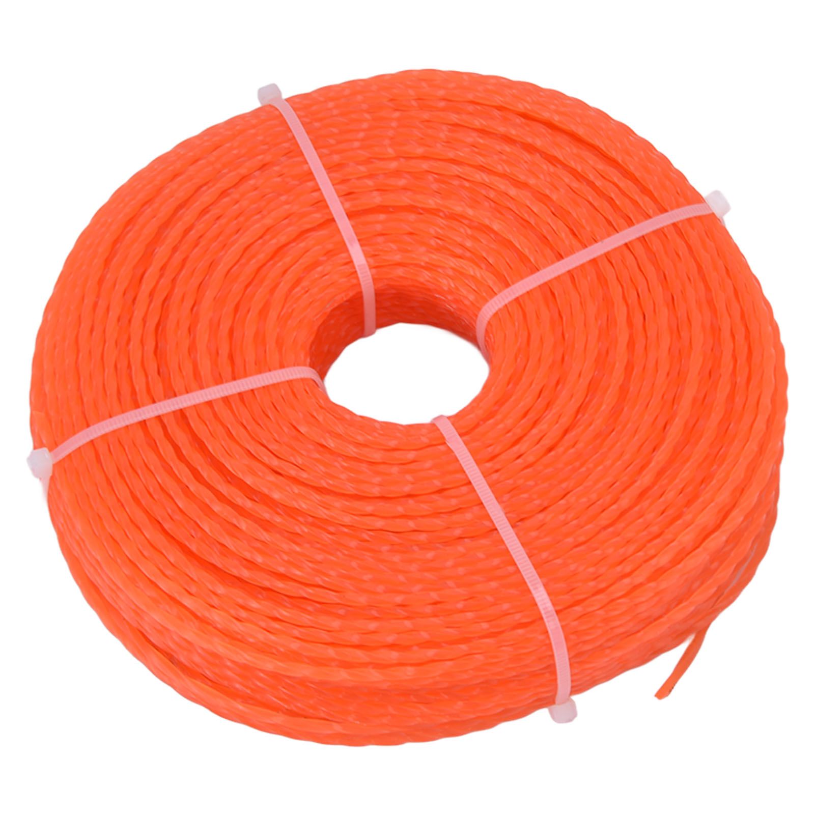 Nylon Trimmer Cord 2.7mm 100m Twist Shape Trimmer Line for Heavy Duty Lawn view 4