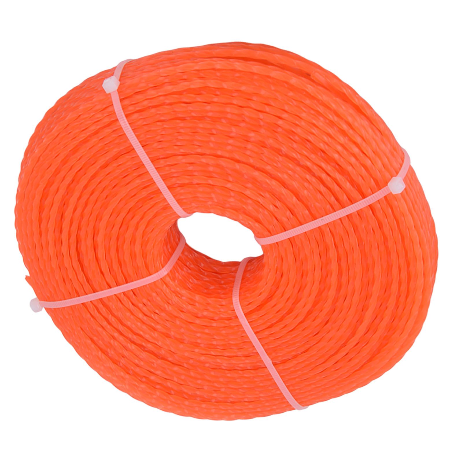 Nylon Trimmer Cord 2.7mm 100m Twist Shape Trimmer Line for Heavy Duty Lawn view 6