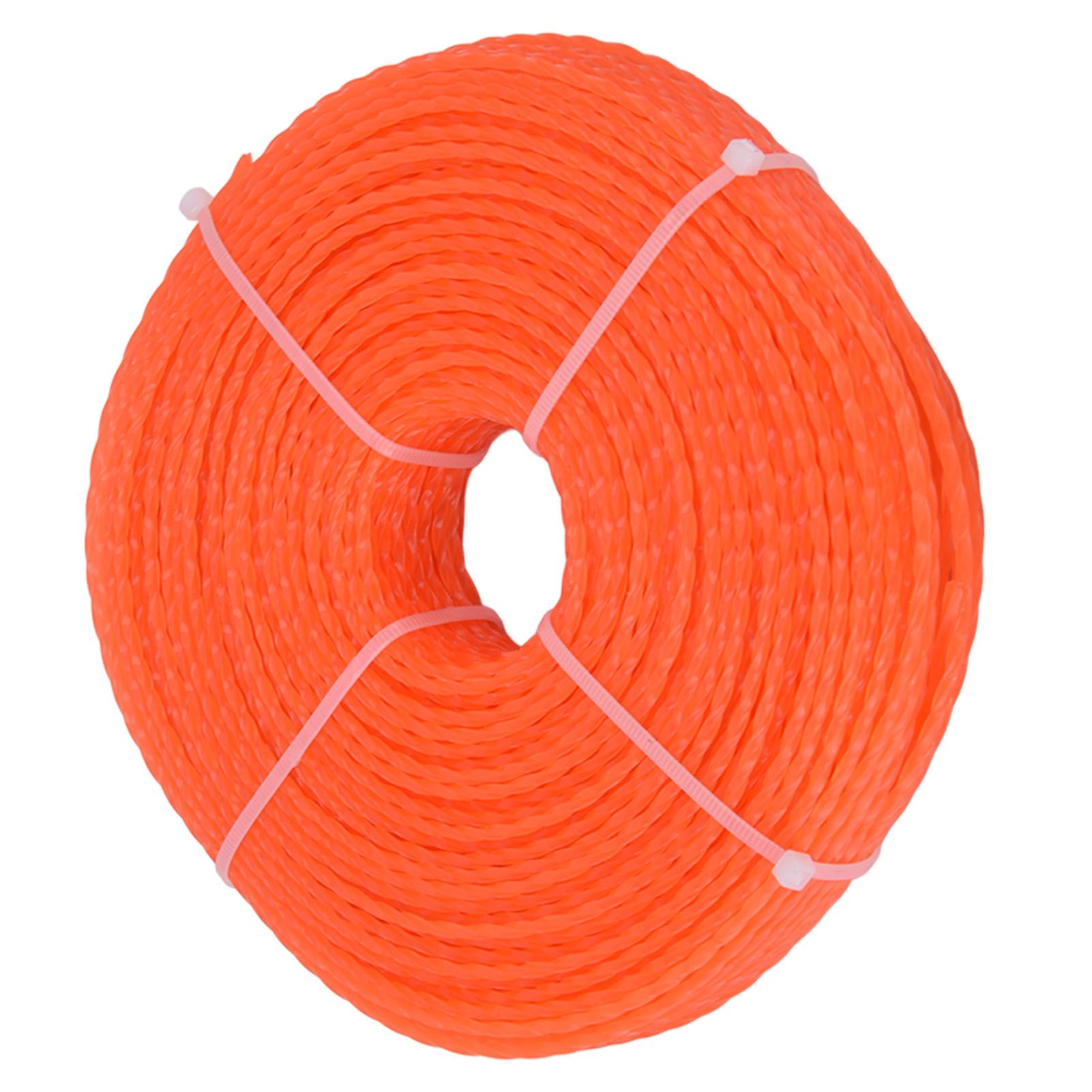 Nylon Trimmer Cord 2.7mm 100m Twist Shape Trimmer Line for Heavy Duty Lawn view 7
