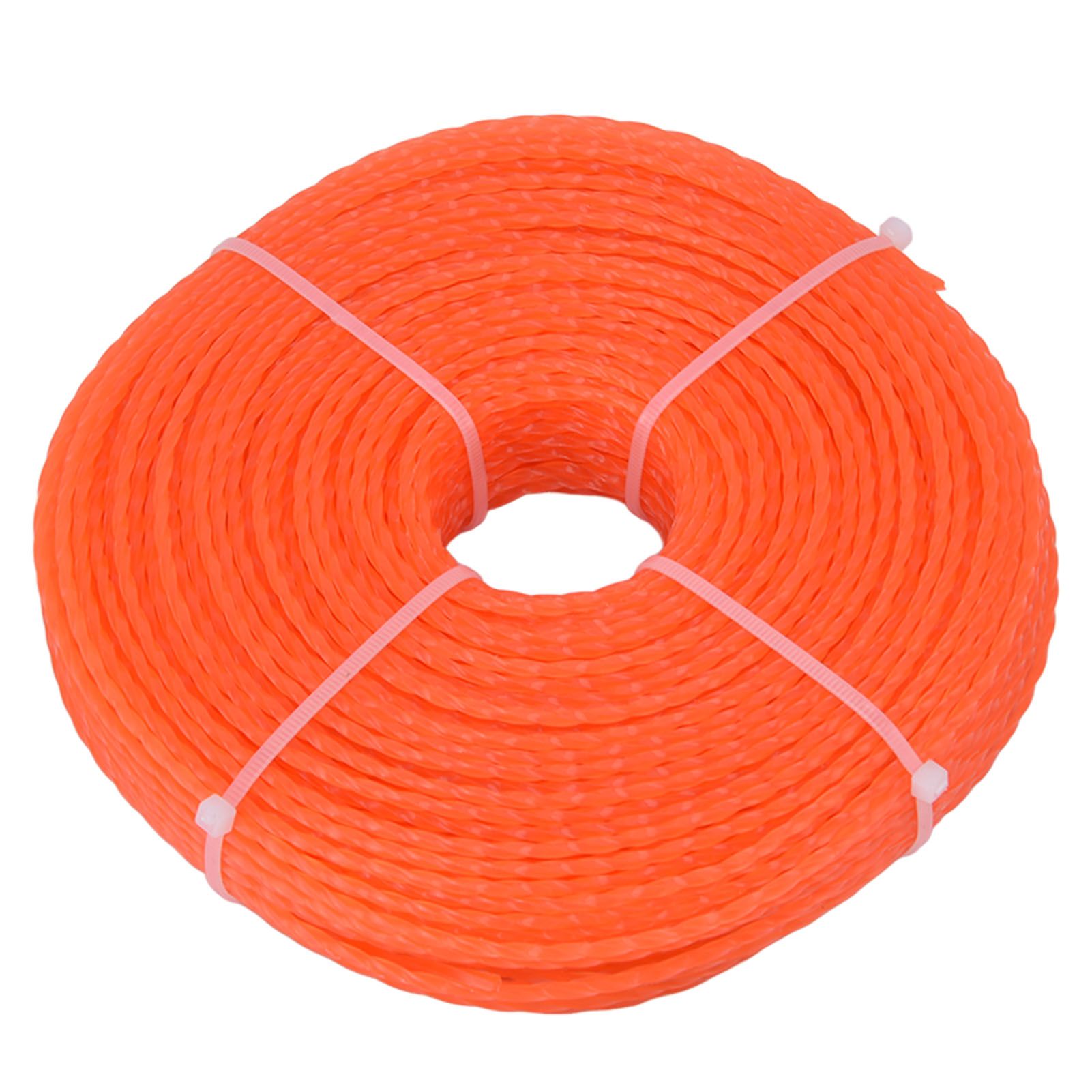 Nylon Trimmer Cord 2.7mm 100m Twist Shape Trimmer Line for Heavy Duty Lawn view 8