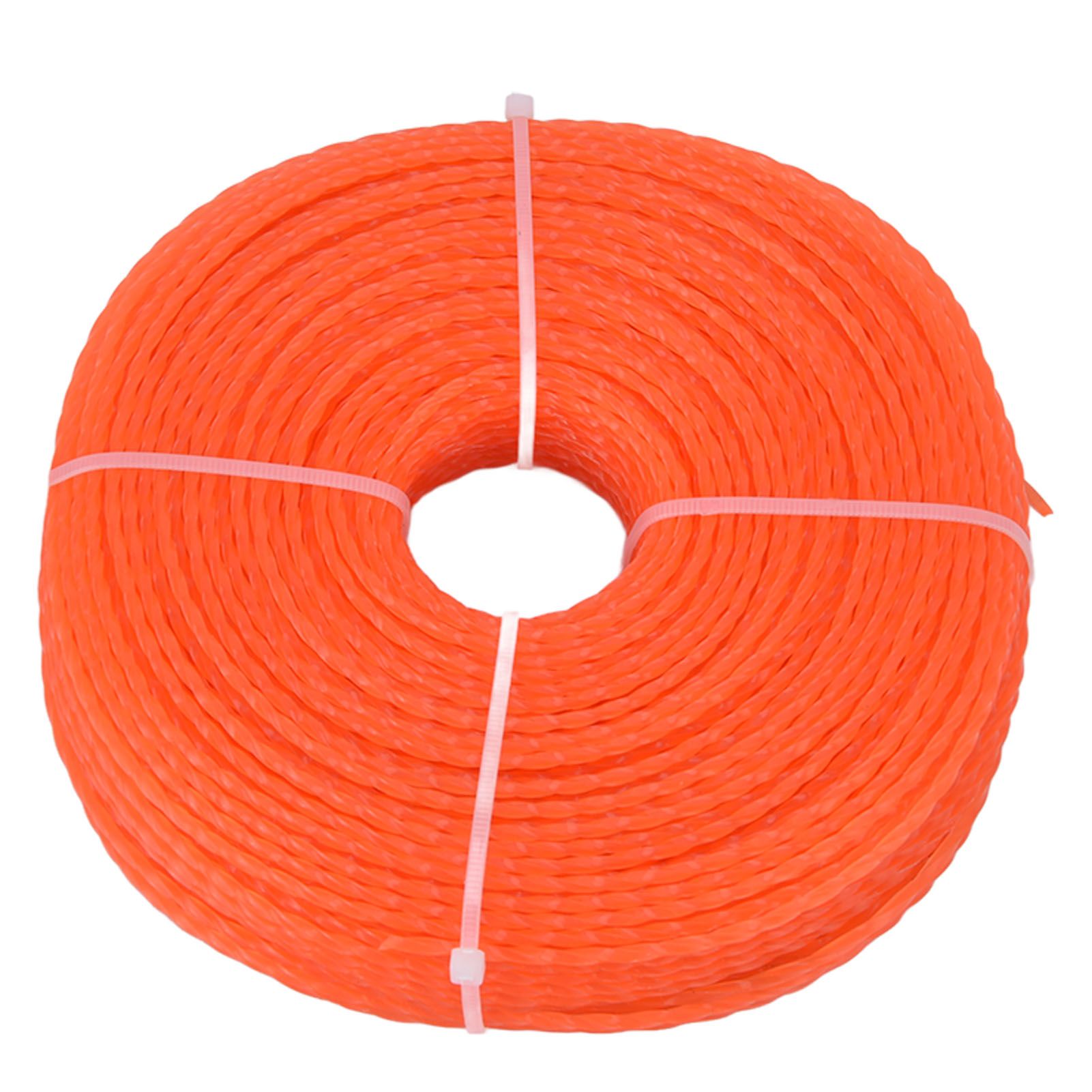 Nylon Trimmer Cord 2.7mm 100m Twist Shape Trimmer Line for Heavy Duty Lawn view 9