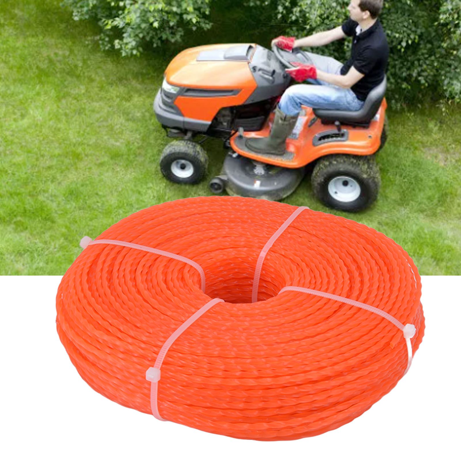 Nylon Trimmer Cord 2.7mm 100m Twist Shape Trimmer Line for Heavy Duty Lawn view 11