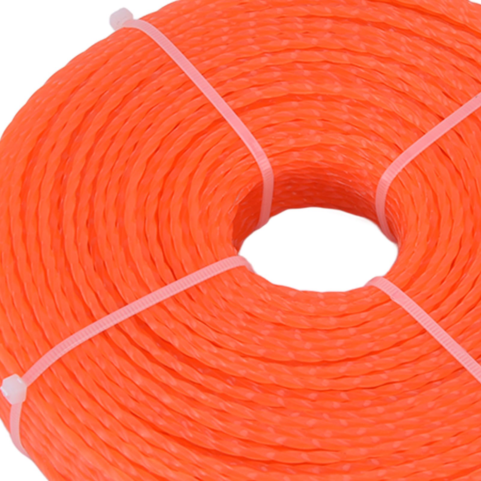 Nylon Trimmer Cord 2.7mm 100m Twist Shape Trimmer Line for Heavy Duty Lawn view 14