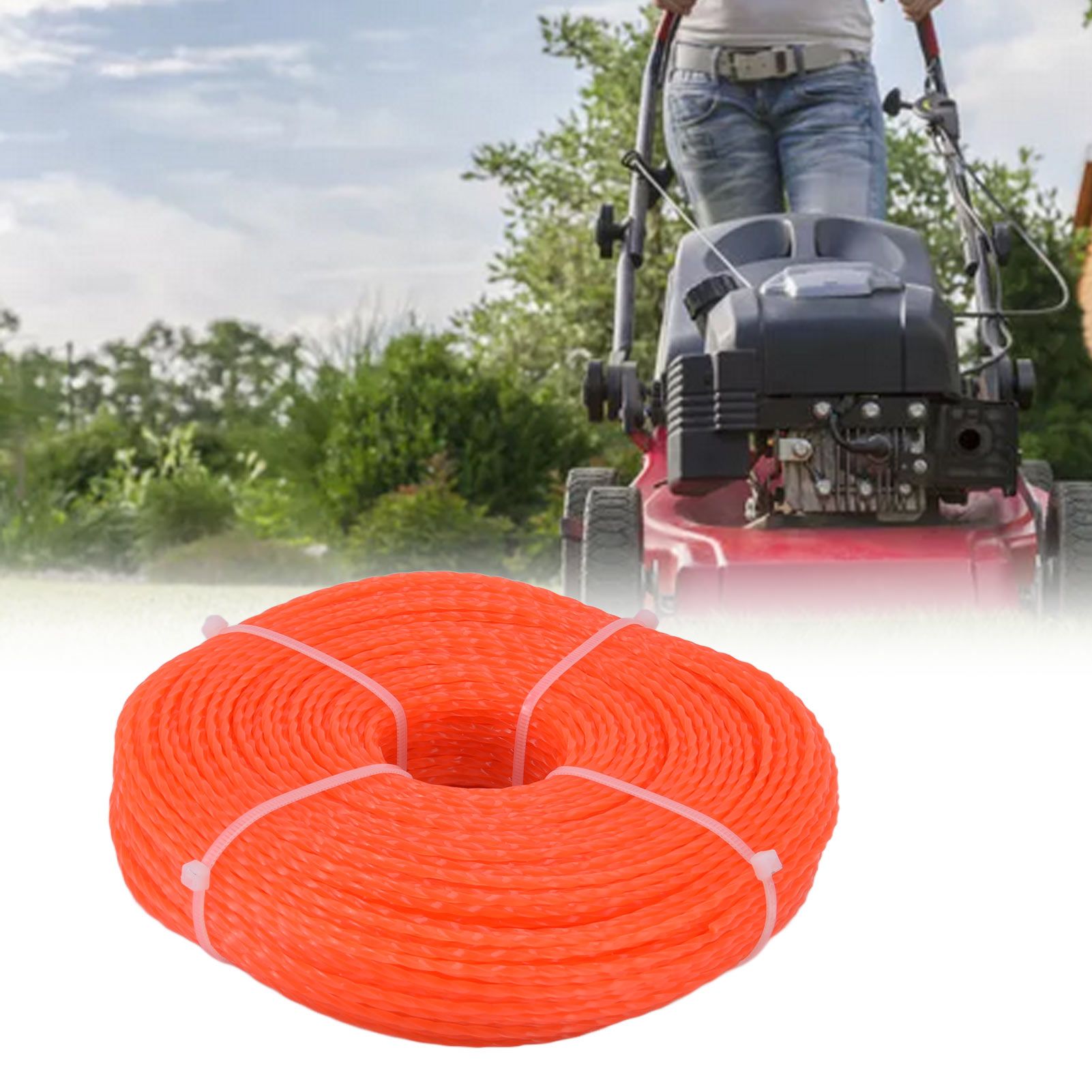 2.4mm 120m Trimmer Line Nylon String Trimmer Line Lawn Mower Accessories for view 11