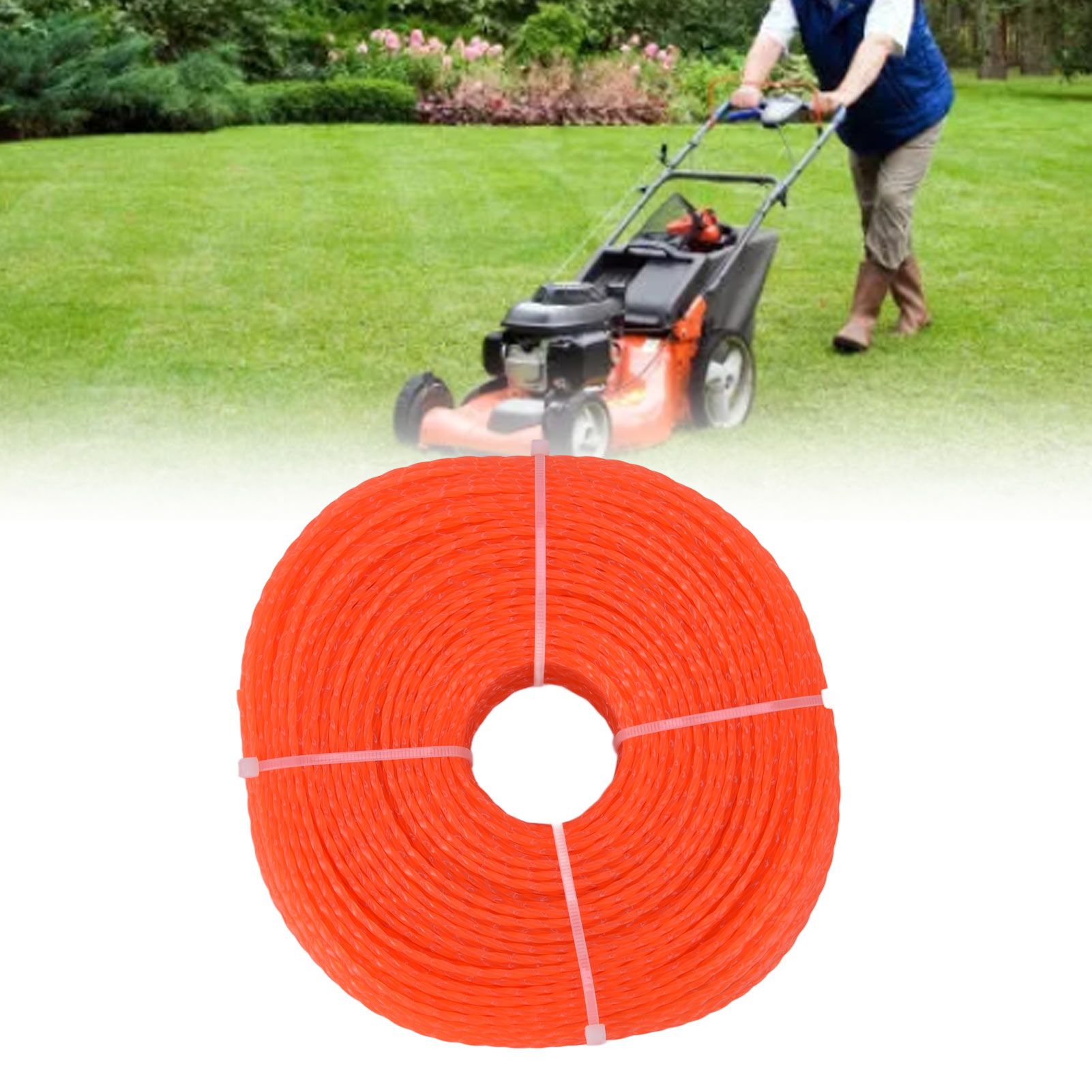 2.4mm 120m Trimmer Line Nylon String Trimmer Line Lawn Mower Accessories for view 12