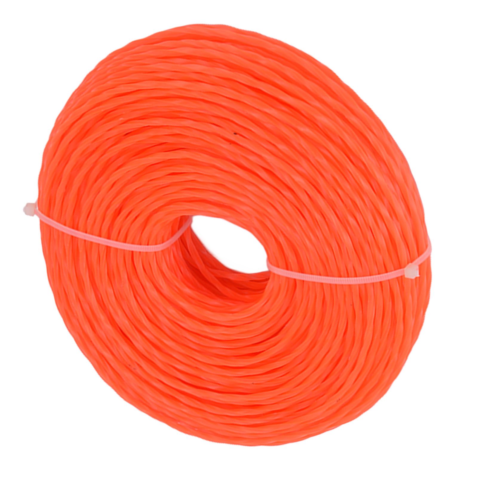 Nylon Trimmer Cord 3.0mm 85m Twisted Trimmer Line for Home Garden Heavy Duty view 2