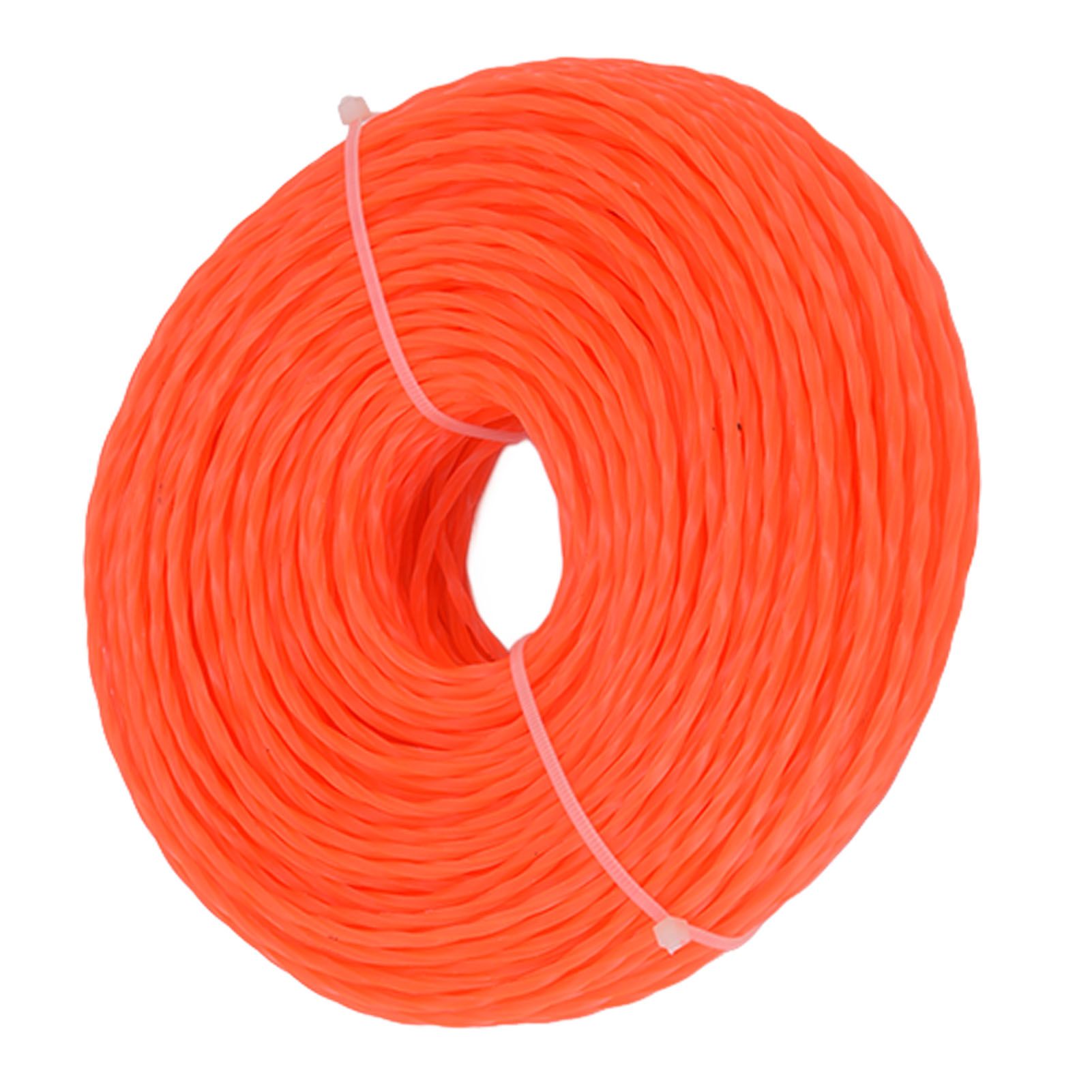 Nylon Trimmer Cord 3.0mm 85m Twisted Trimmer Line for Home Garden Heavy Duty view 3