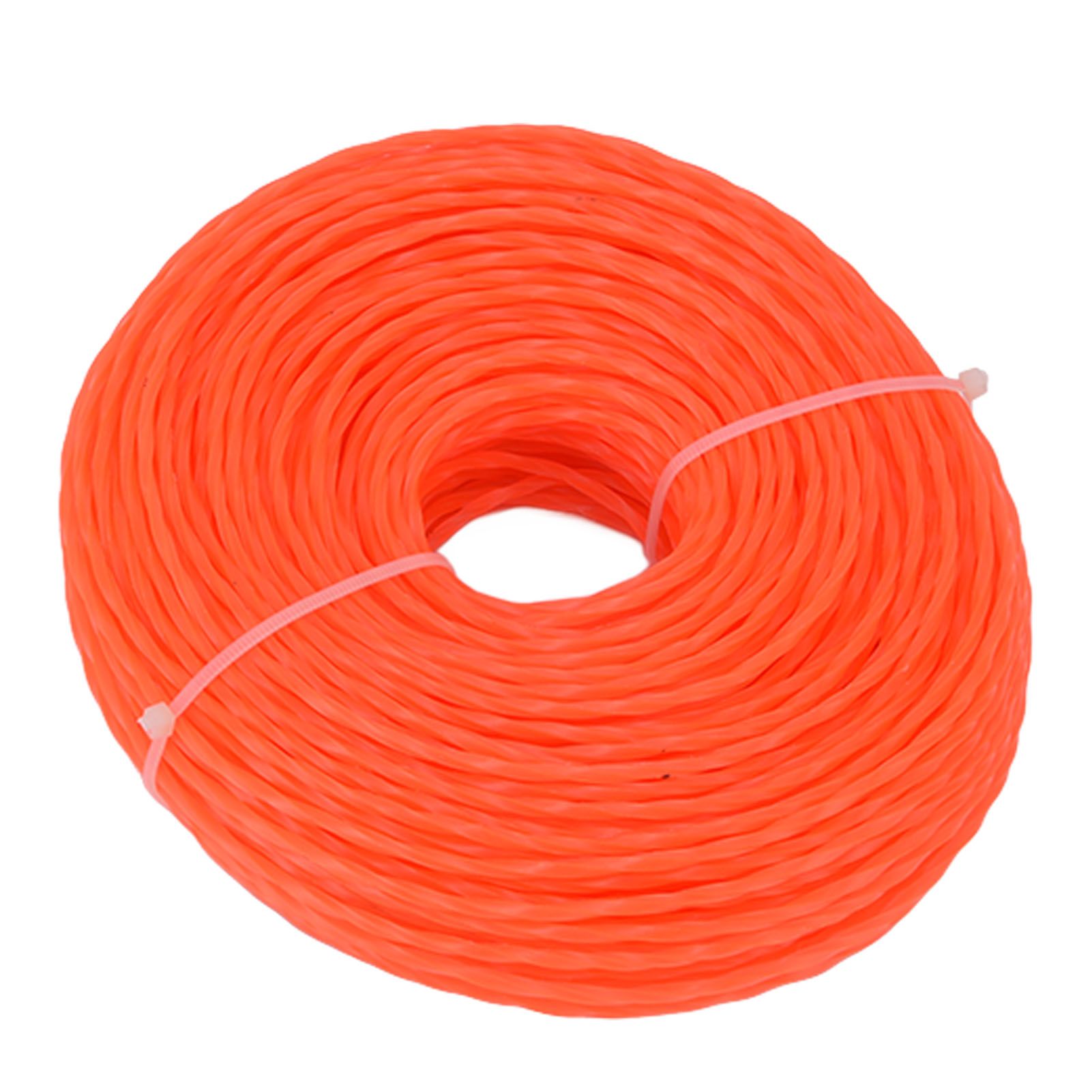 Nylon Trimmer Cord 3.0mm 85m Twisted Trimmer Line for Home Garden Heavy Duty view 4