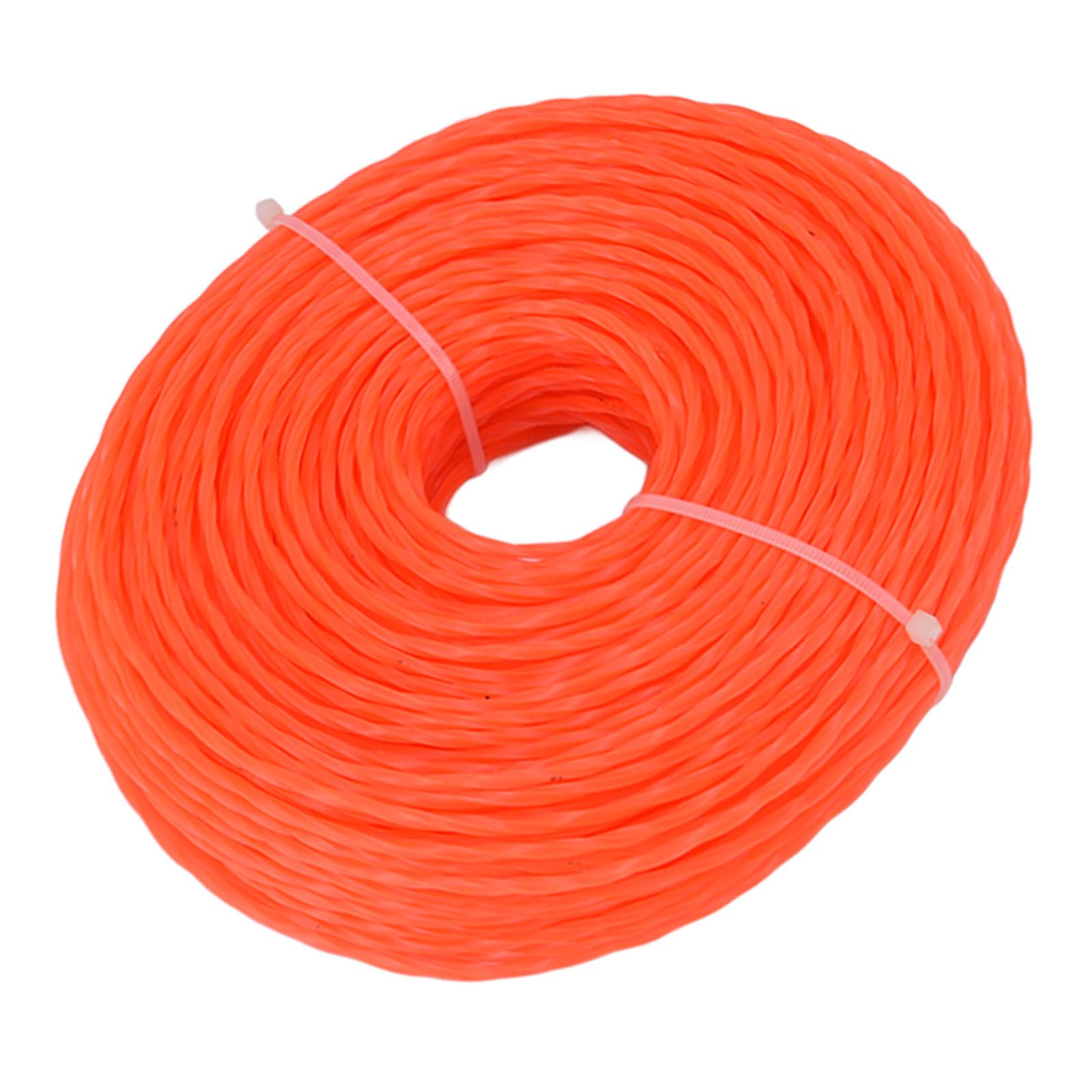 Nylon Trimmer Cord 3.0mm 85m Twisted Trimmer Line for Home Garden Heavy Duty view 5