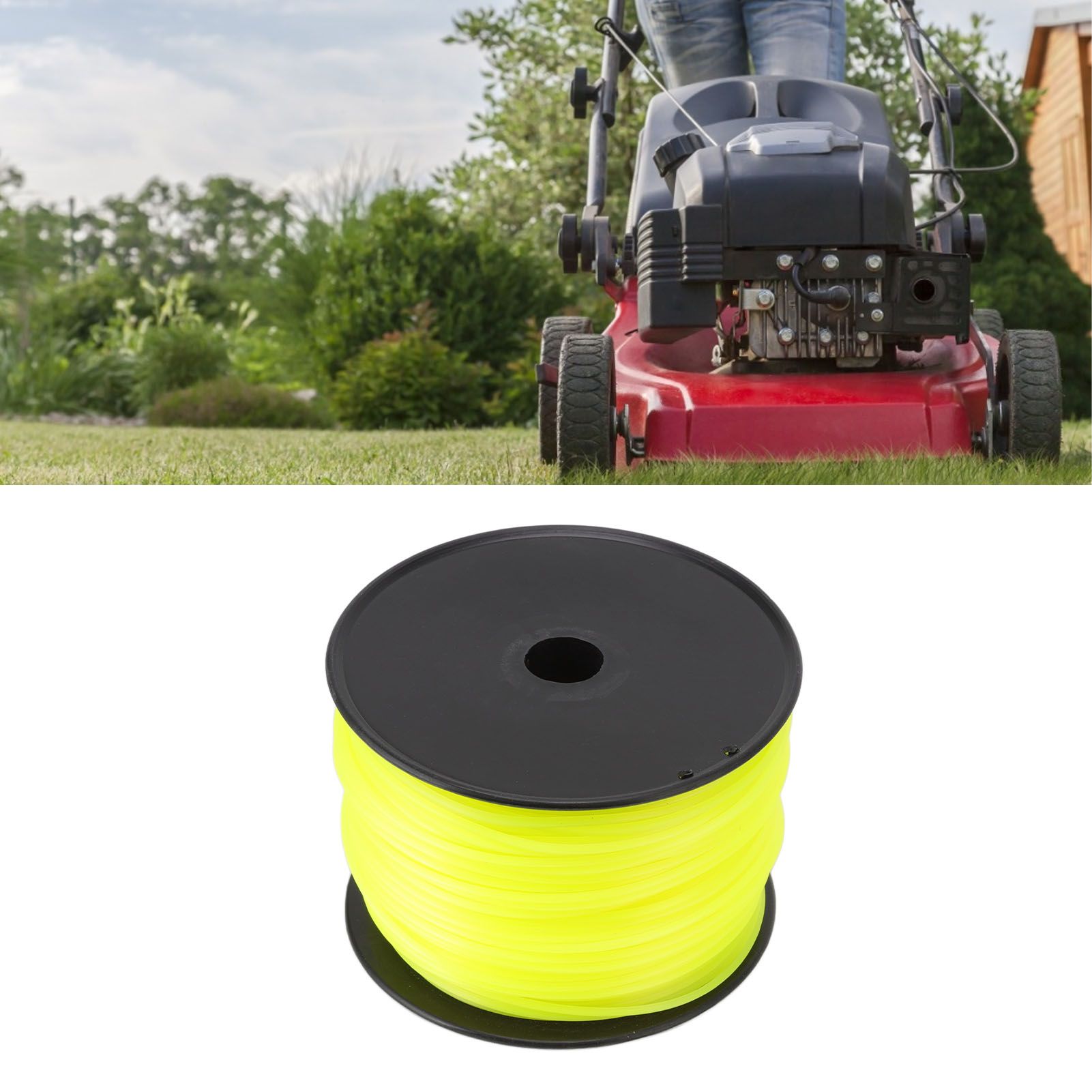 3mm String Trimmer Line Quadrate Trimmer Line Lawn Mower String Cord for view 11