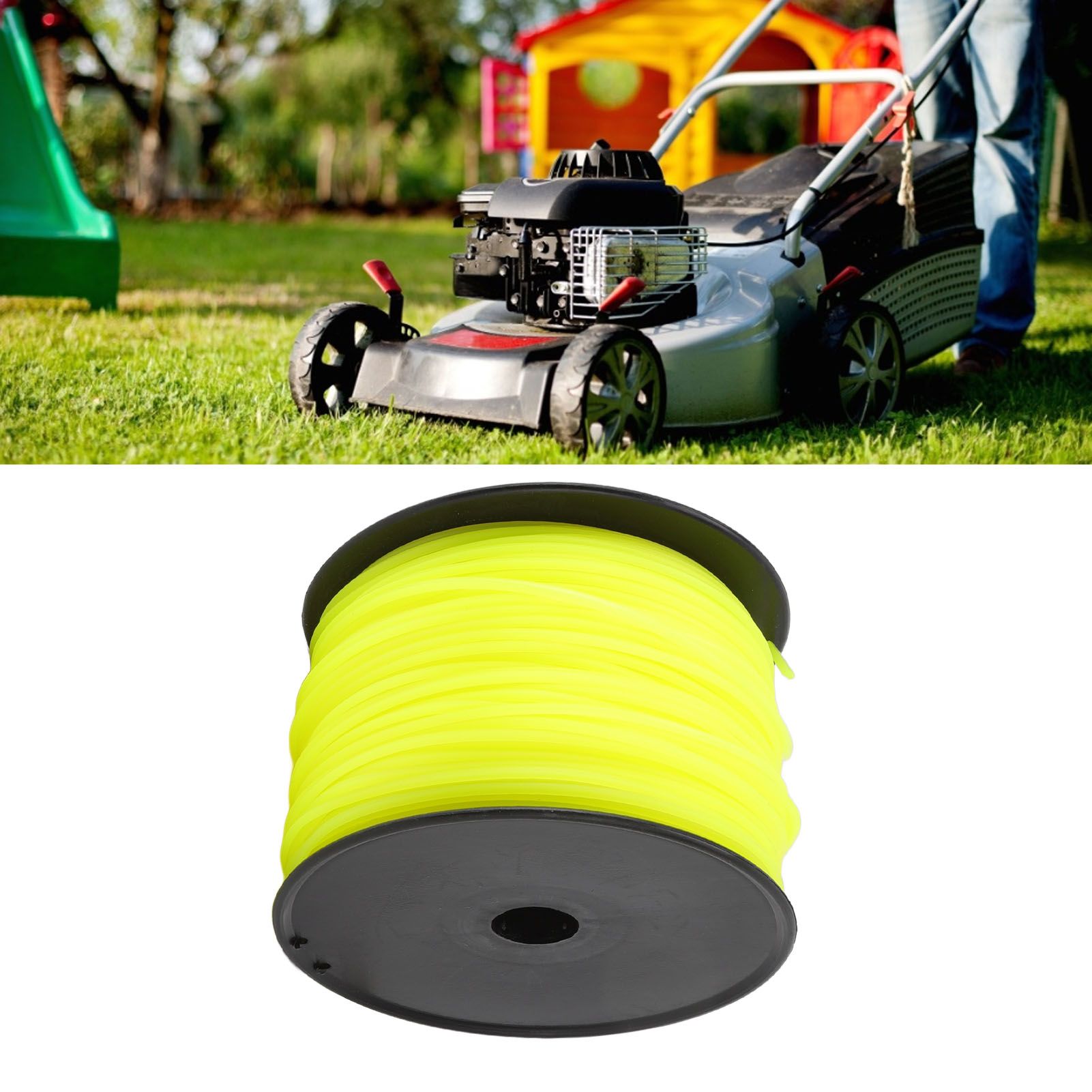 3mm String Trimmer Line Quadrate Trimmer Line Lawn Mower String Cord for view 12