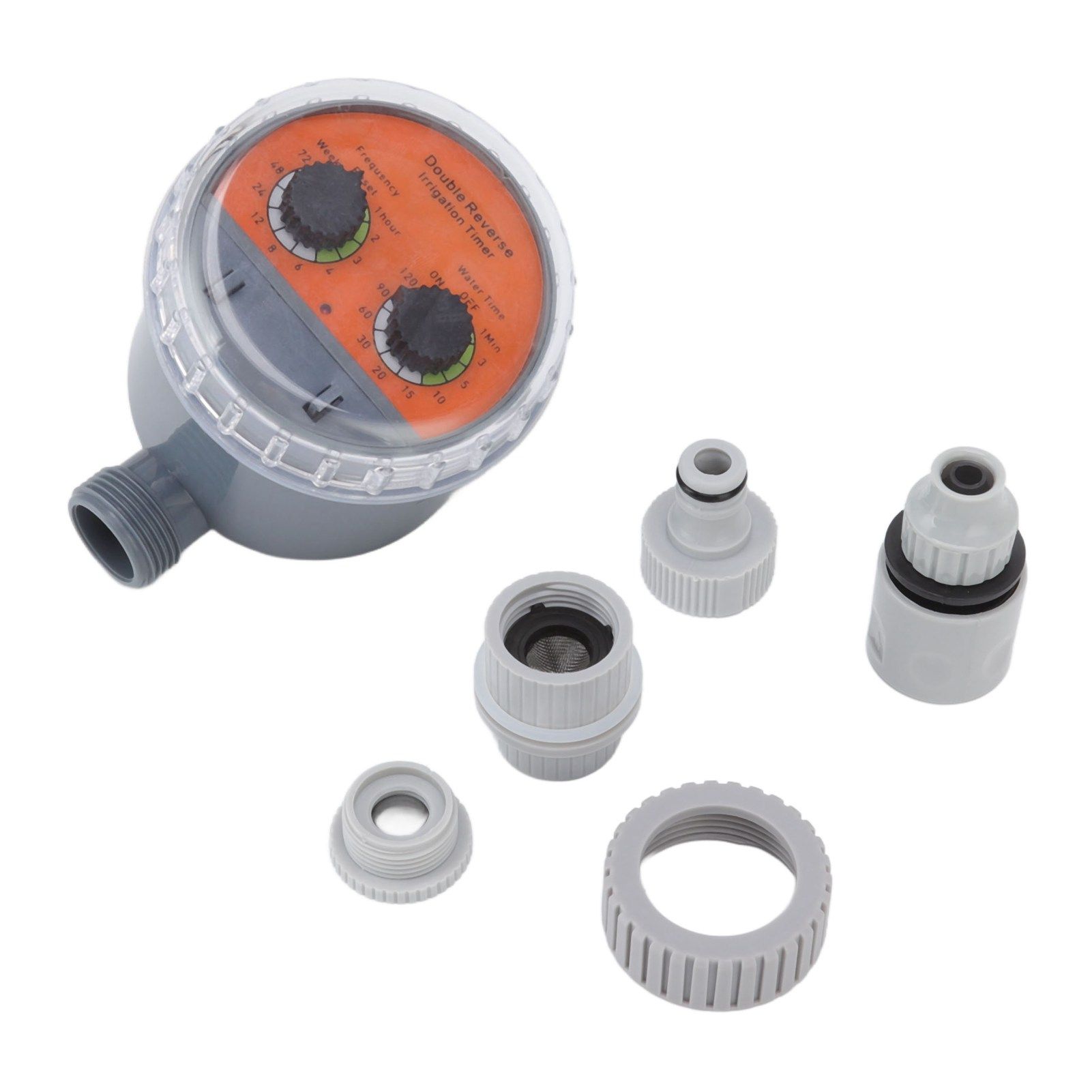 Irrigation Timer Dual Dial Ball Valve IP67 Waterproof Automatic Pressure Free