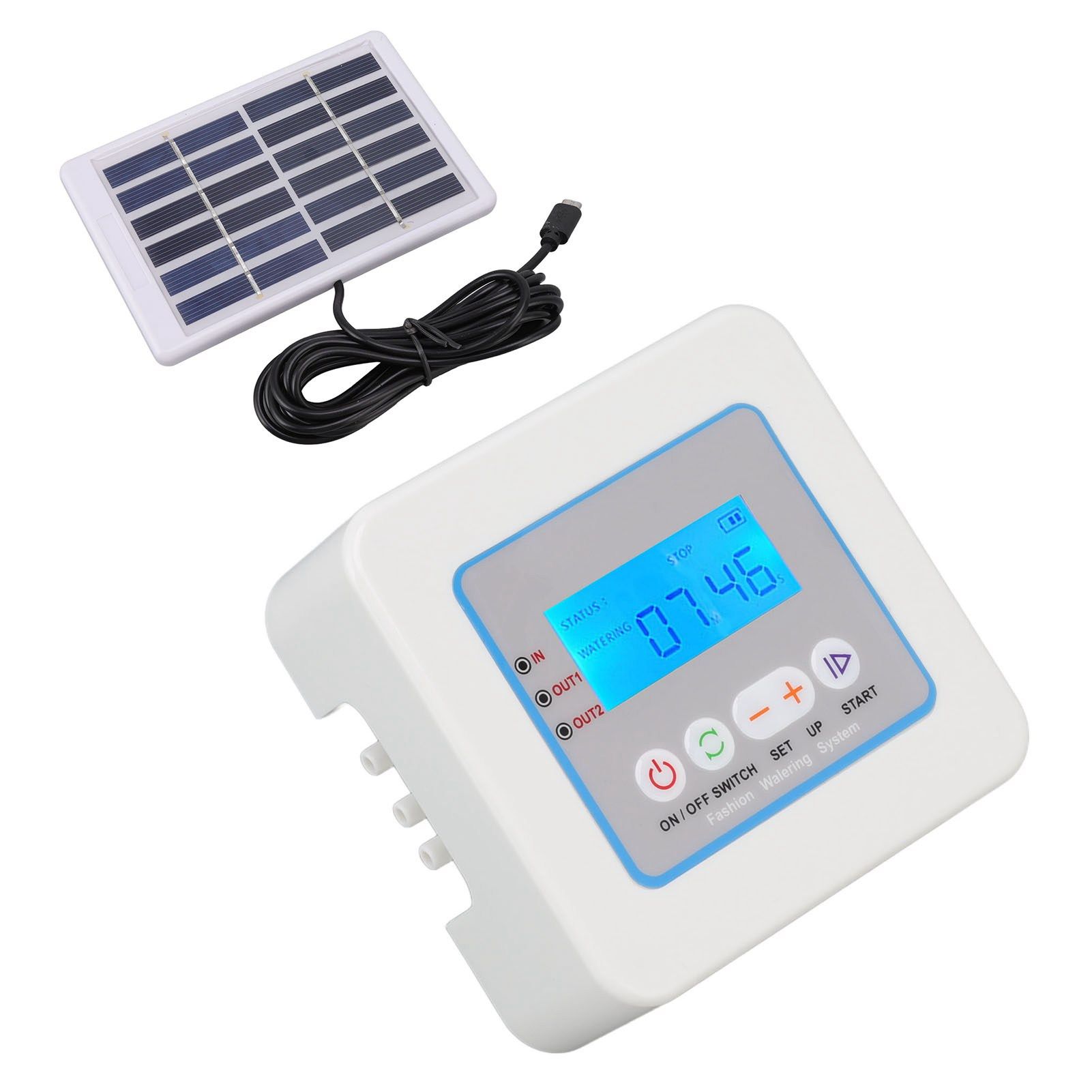 Micro Automatic Drip Irrigation Kit Programmable Timer Solar Multi Function view 3