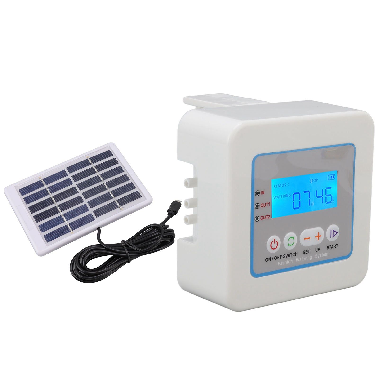 Micro Automatic Drip Irrigation Kit Programmable Timer Solar Multi Function view 4
