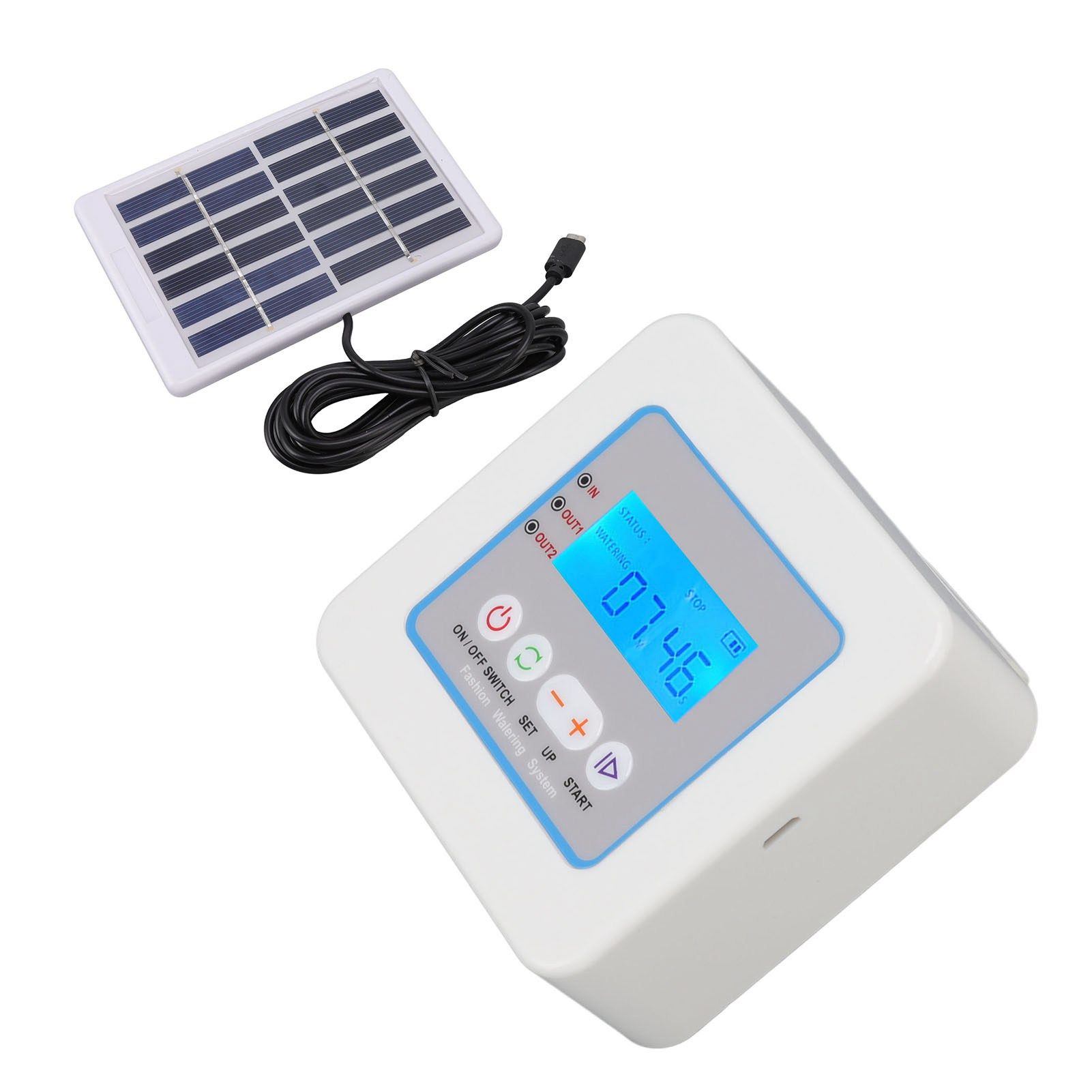 Micro Automatic Drip Irrigation Kit Programmable Timer Solar Multi Function view 5