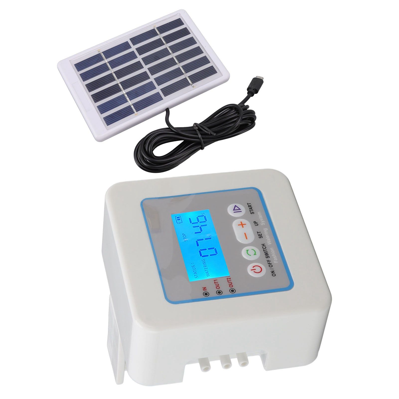 Micro Automatic Drip Irrigation Kit Programmable Timer Solar Multi Function view 8