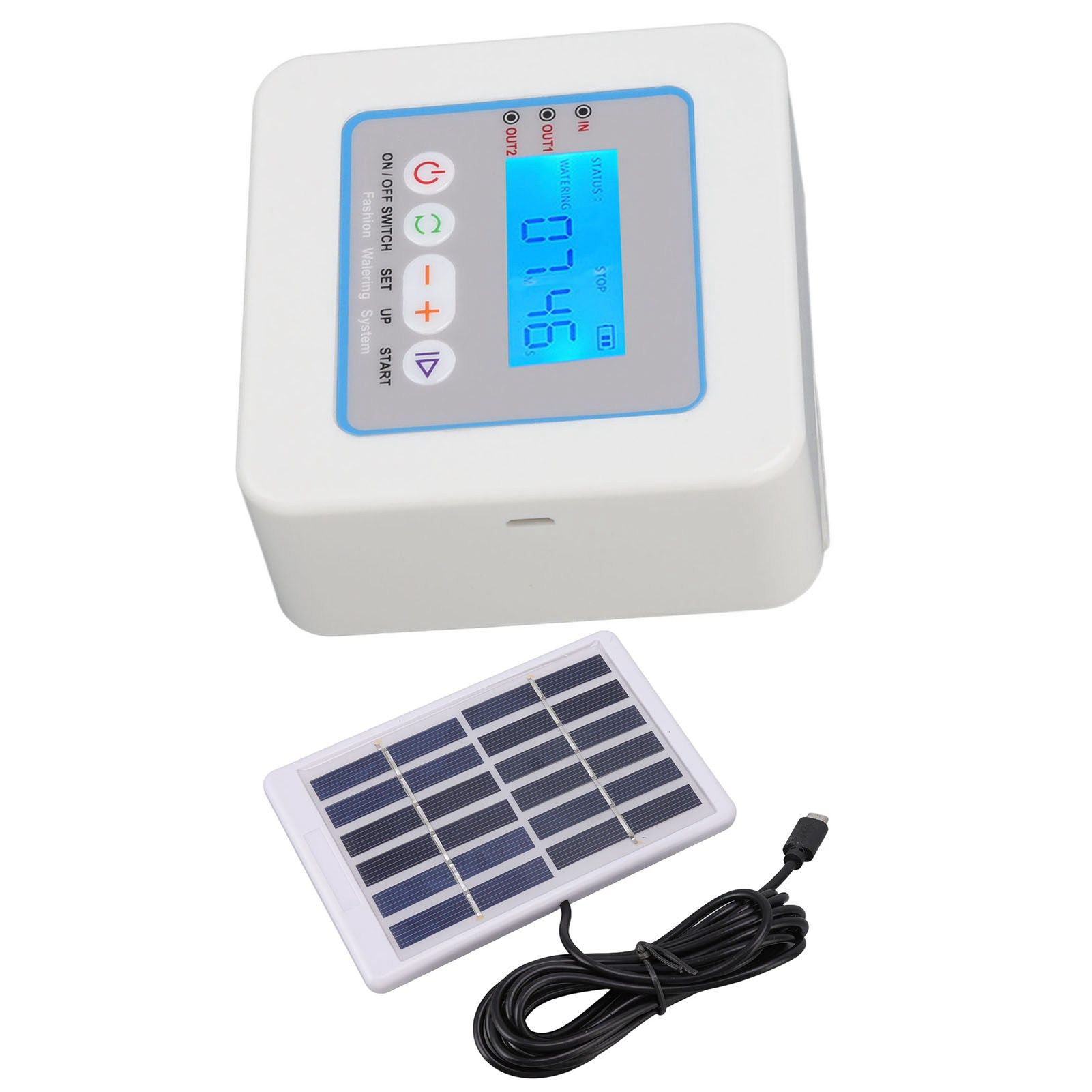 Micro Automatic Drip Irrigation Kit Programmable Timer Solar Multi Function view 9