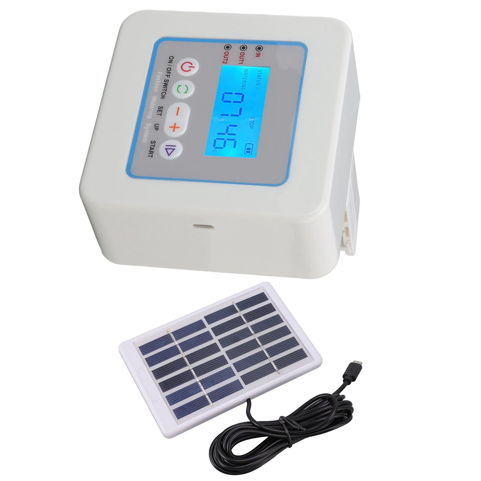 Micro Automatic Drip Irrigation Kit Programmable Timer Solar Multi Function view 10
