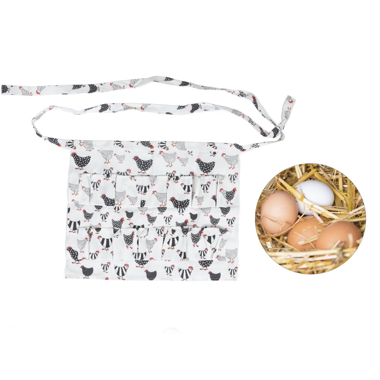 Eggs Apron Eggs Collecting Gathering Holding Apron for Chicken Hense Duck view 12