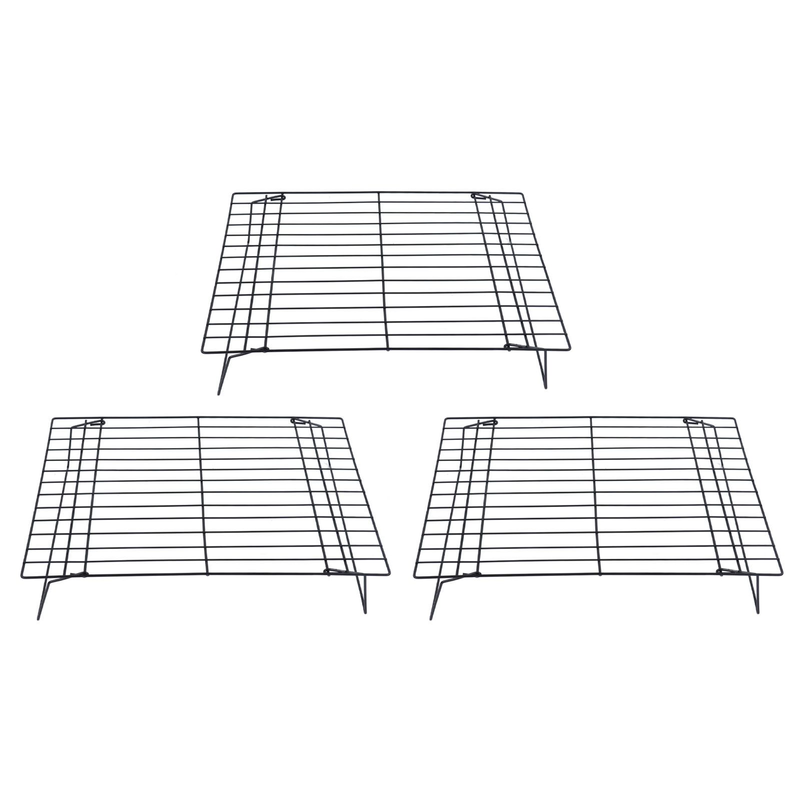 13 Inch Iron Baking Rack 3 Layer Non Stick Cooling Racks for Cooking Baking view 8
