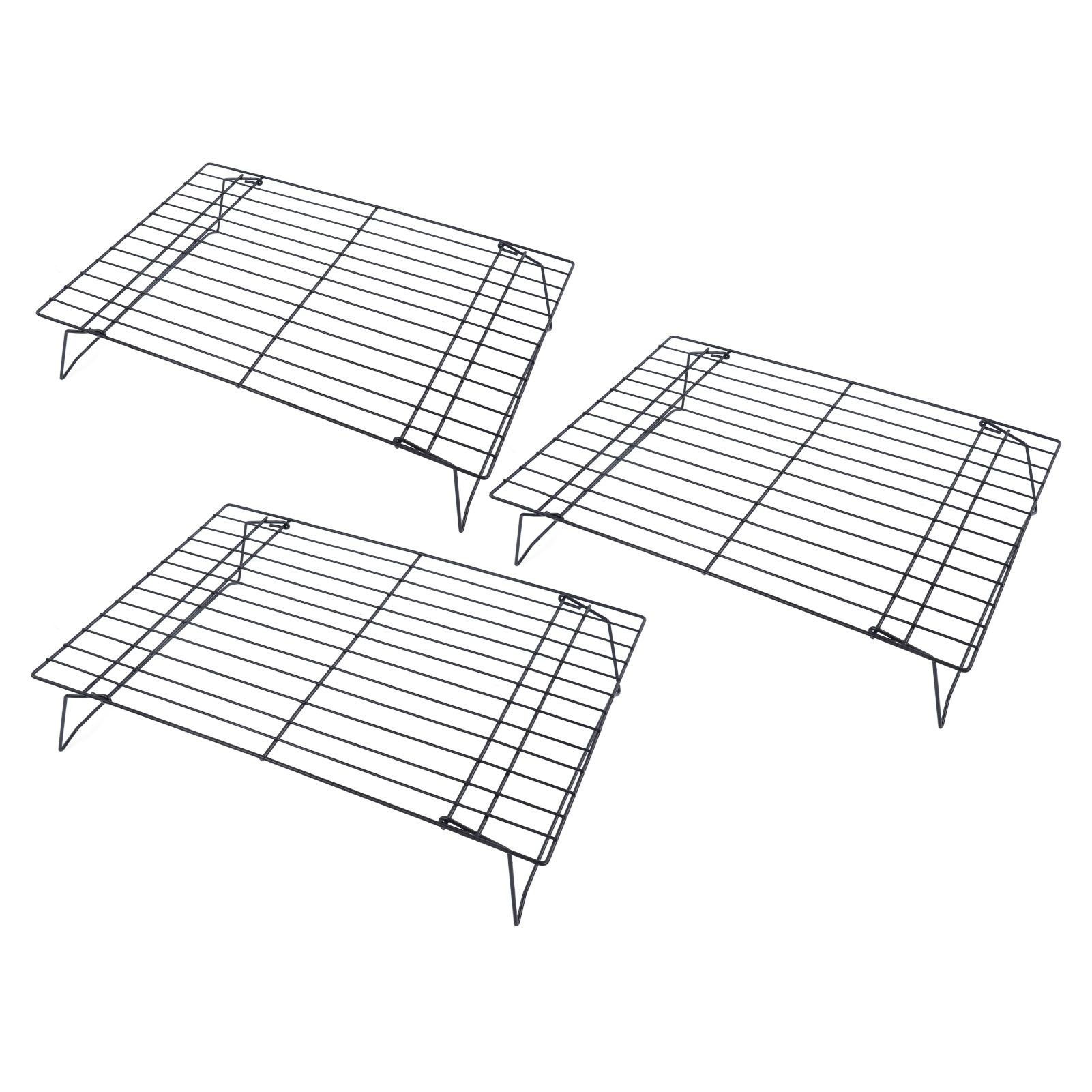 13 Inch Iron Baking Rack 3 Layer Non Stick Cooling Racks for Cooking Baking view 9