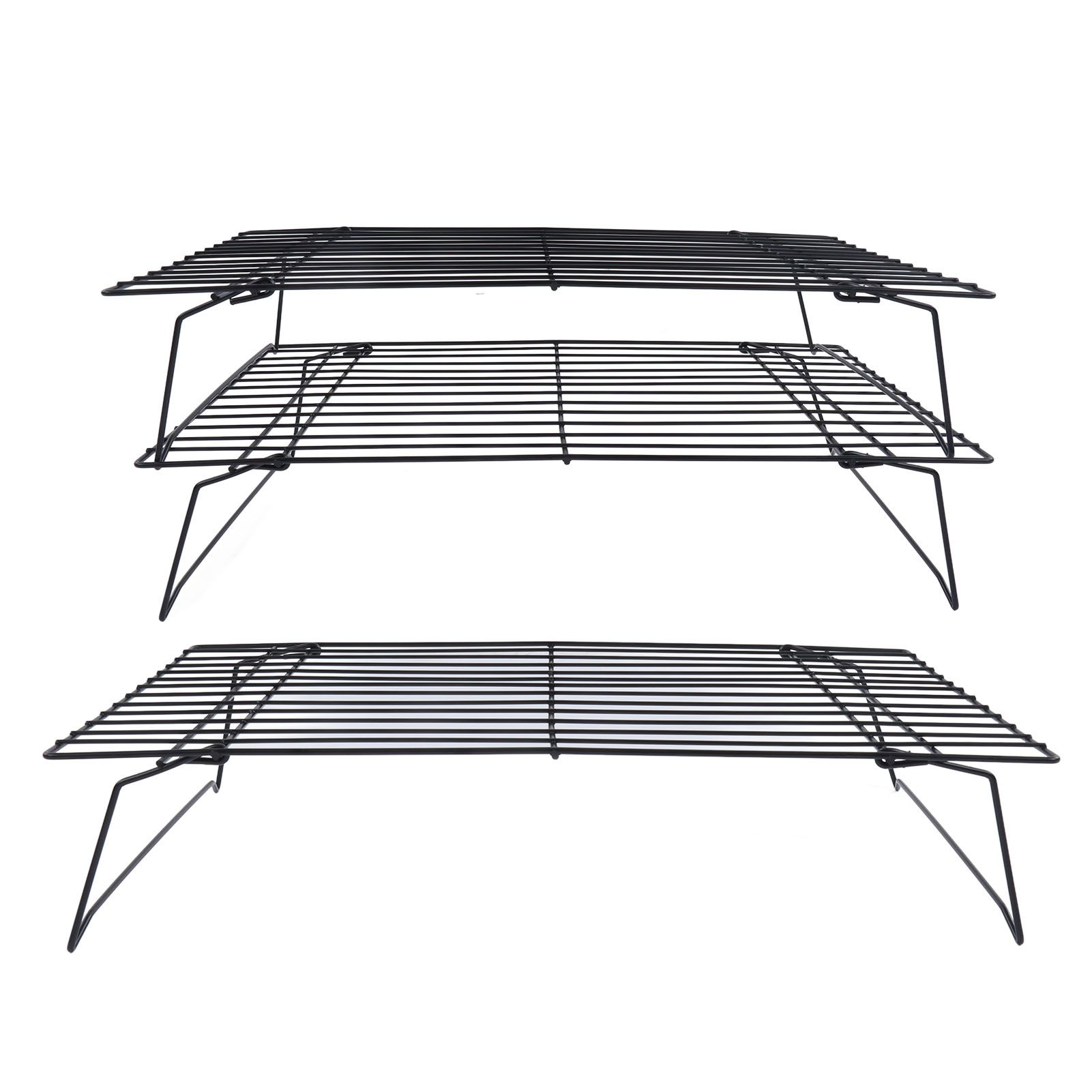 13 Inch Iron Baking Rack 3 Layer Non Stick Cooling Racks for Cooking Baking view 10