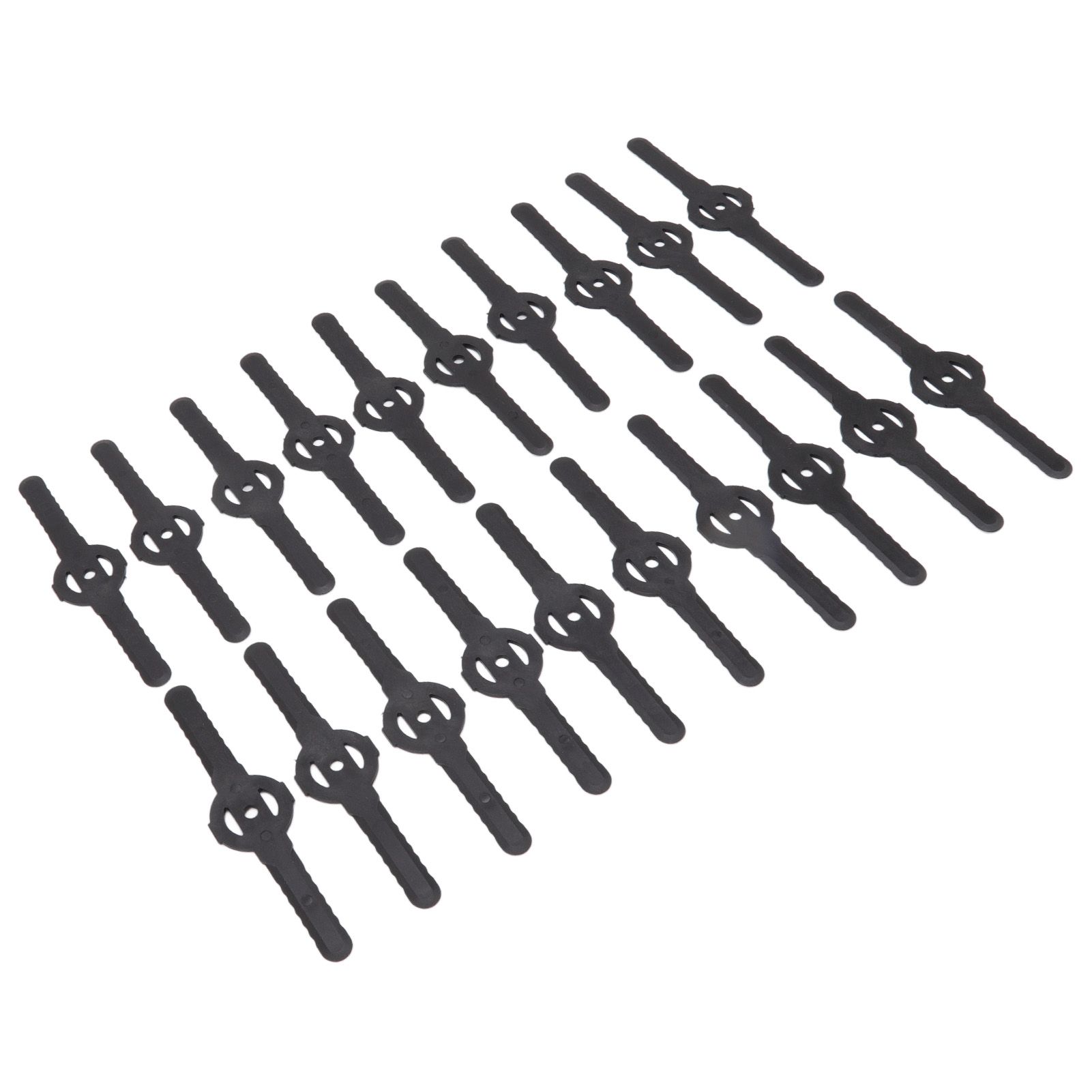 20Pcs Plastic Lawn Mower Blades Garden Electric Grass Trimmer Long Blade view 2