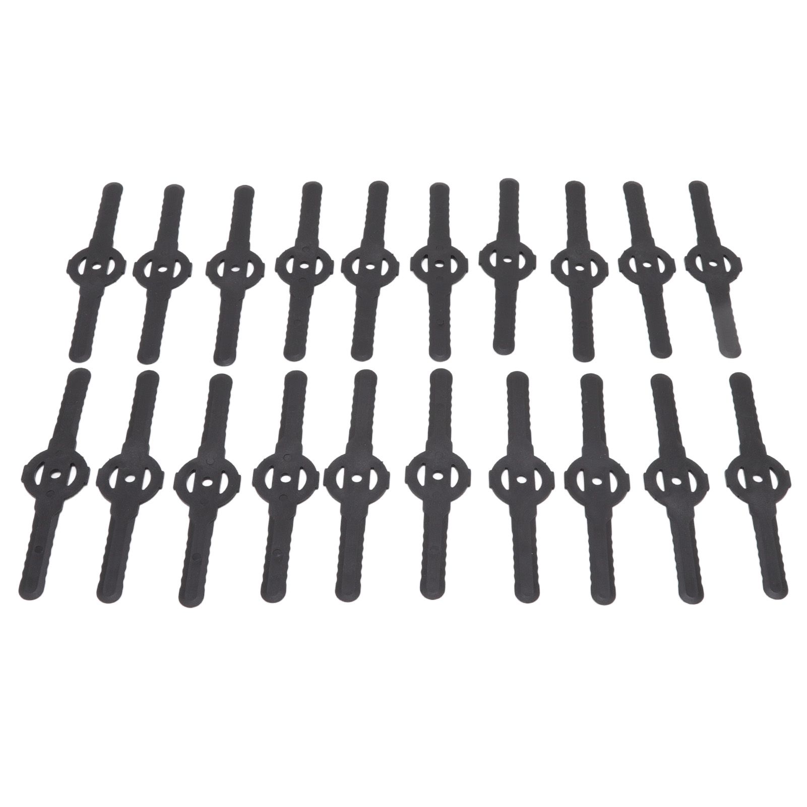 20Pcs Plastic Lawn Mower Blades Garden Electric Grass Trimmer Long Blade view 4