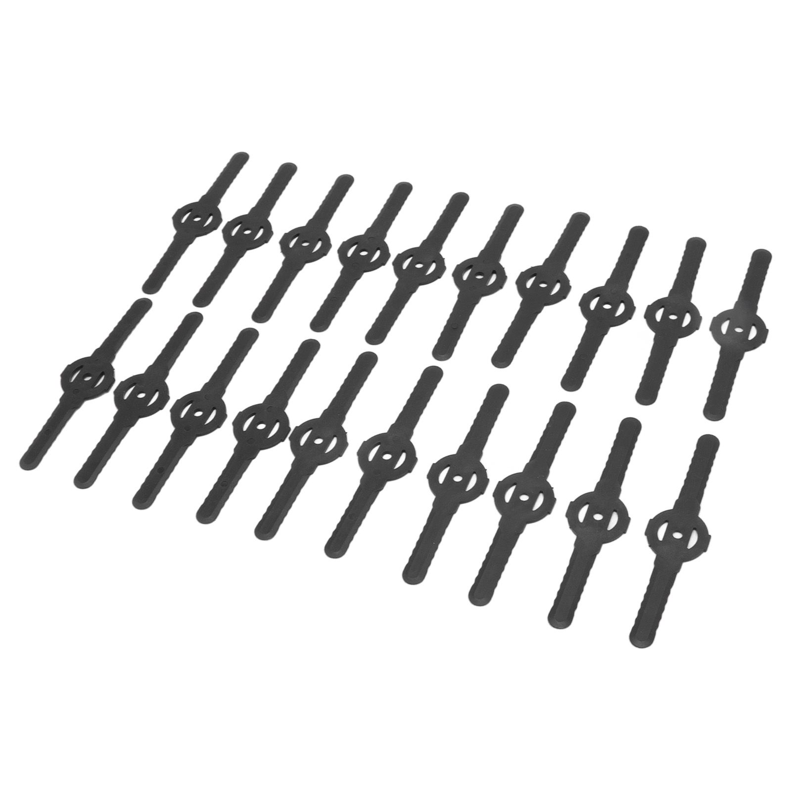 20Pcs Plastic Lawn Mower Blades Garden Electric Grass Trimmer Long Blade view 7