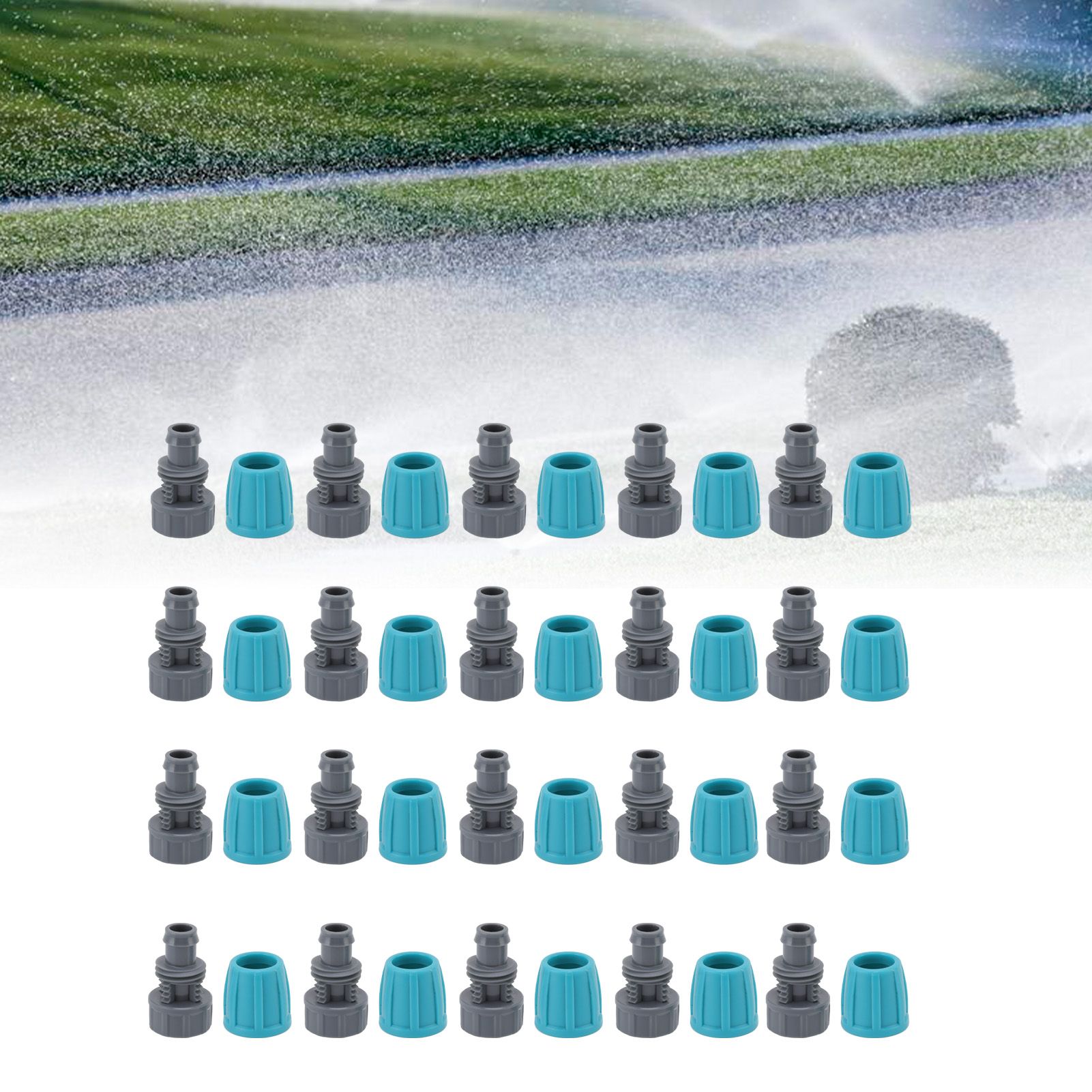 15Pcs Irrigation Tube Locked Nuts Connectors 16mm Durable PE Anti Aging view 11