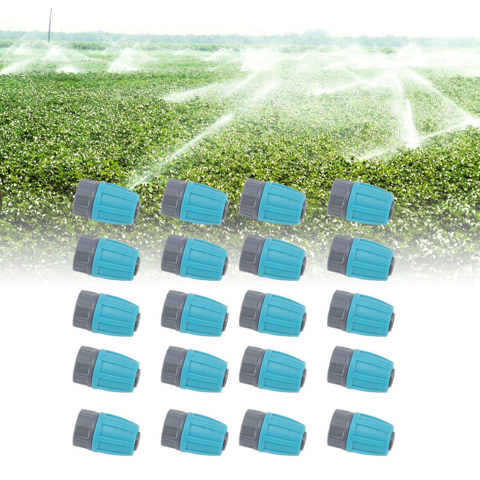 15Pcs Irrigation Tube Locked Nuts Connectors 16mm Durable PE Anti Aging view 12