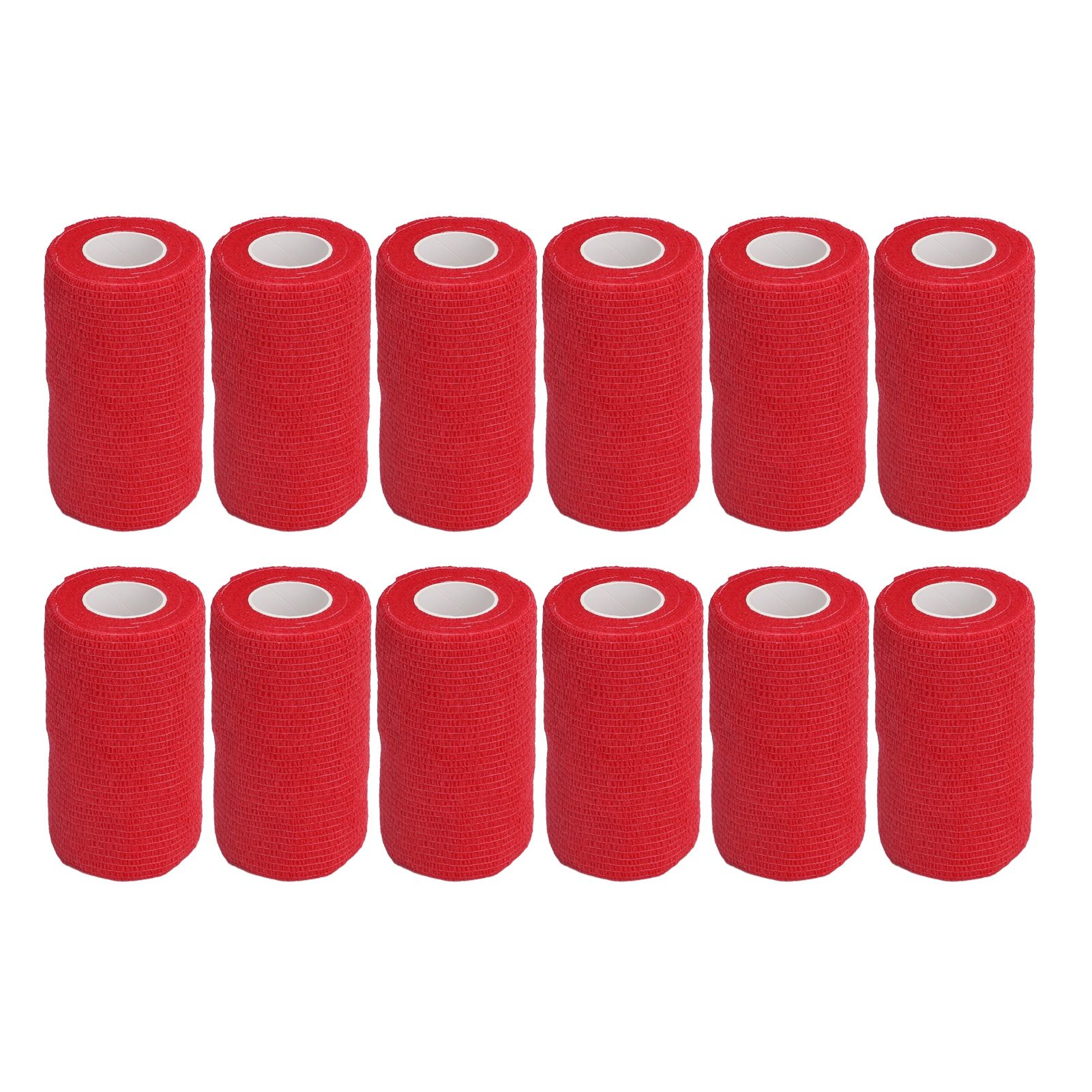 12Pcs Bandage Wrap Natural Latex Elastic Self Adhesive Wrap for Cows Dogs