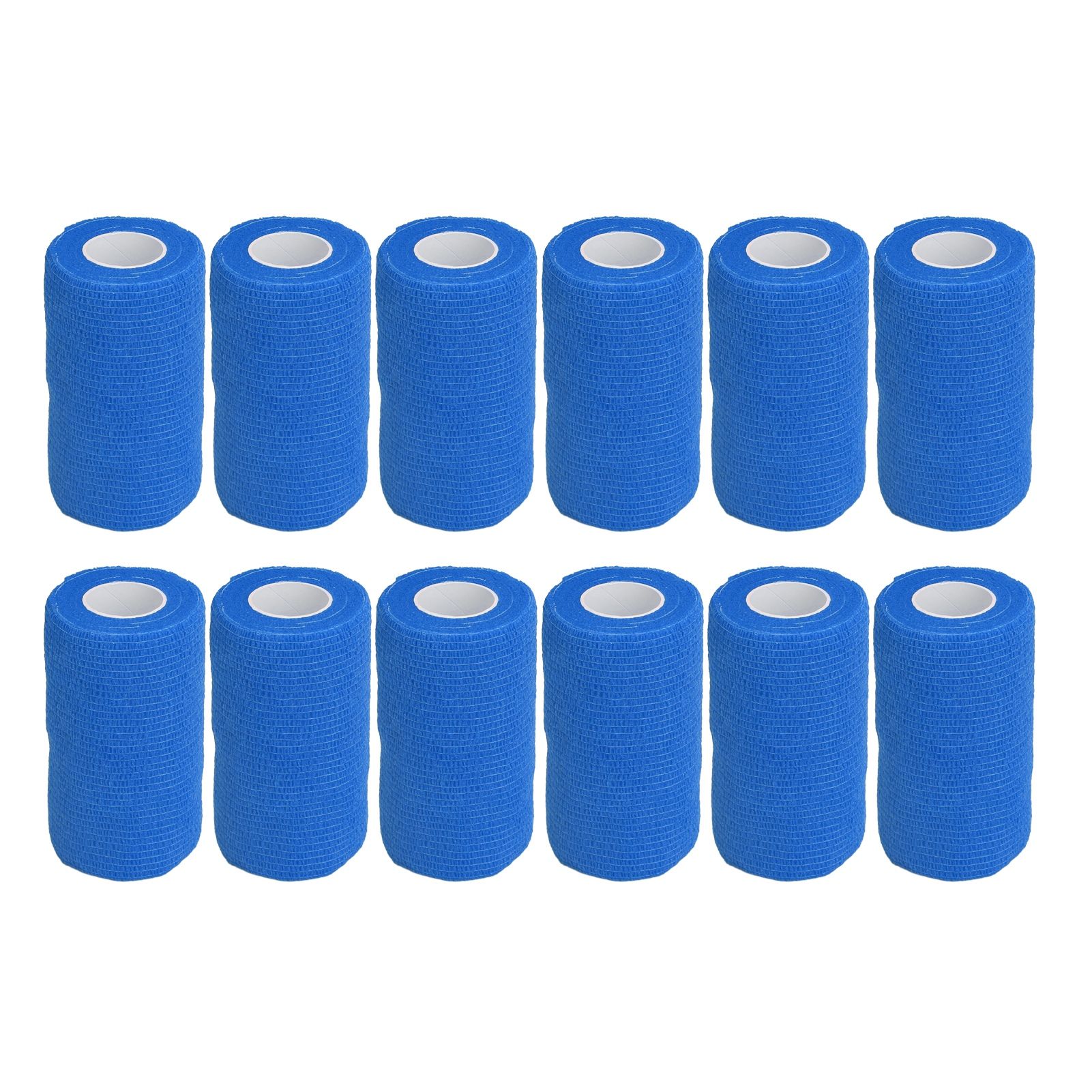 12Pcs Bandage Wrap Natural Latex Elastic Self Adhesive Wrap for Cows Dogs