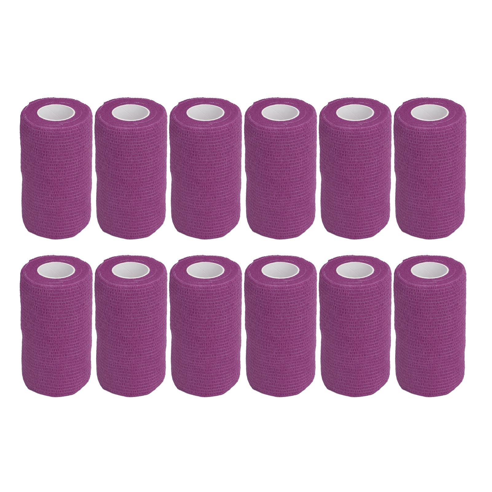 12Pcs Bandage Wrap Natural Latex Elastic Self Adhesive Wrap for Cows Dogs