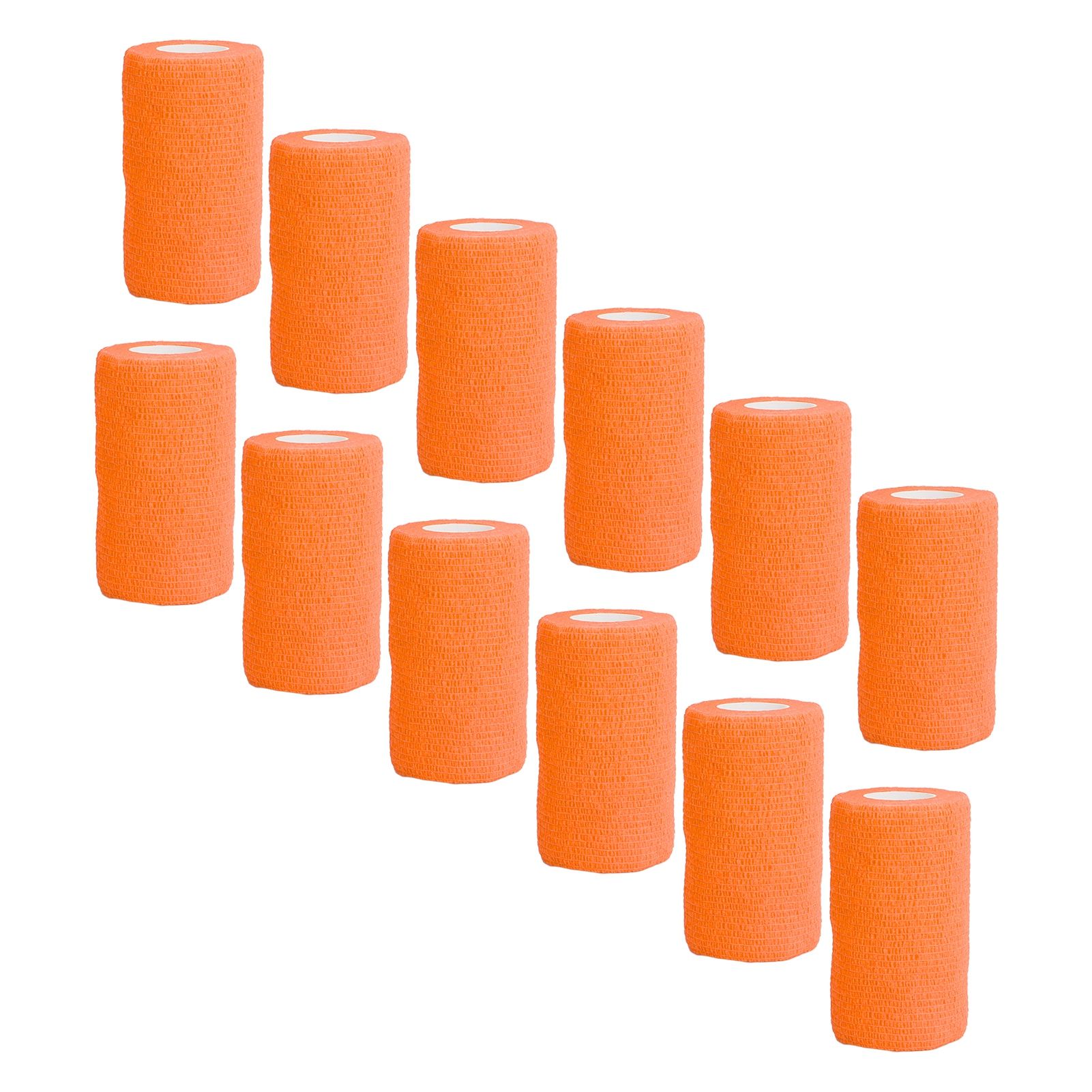 12Pcs Bandage Wrap Natural Latex Elastic Self Adhesive Wrap for Cows Dogs view 2