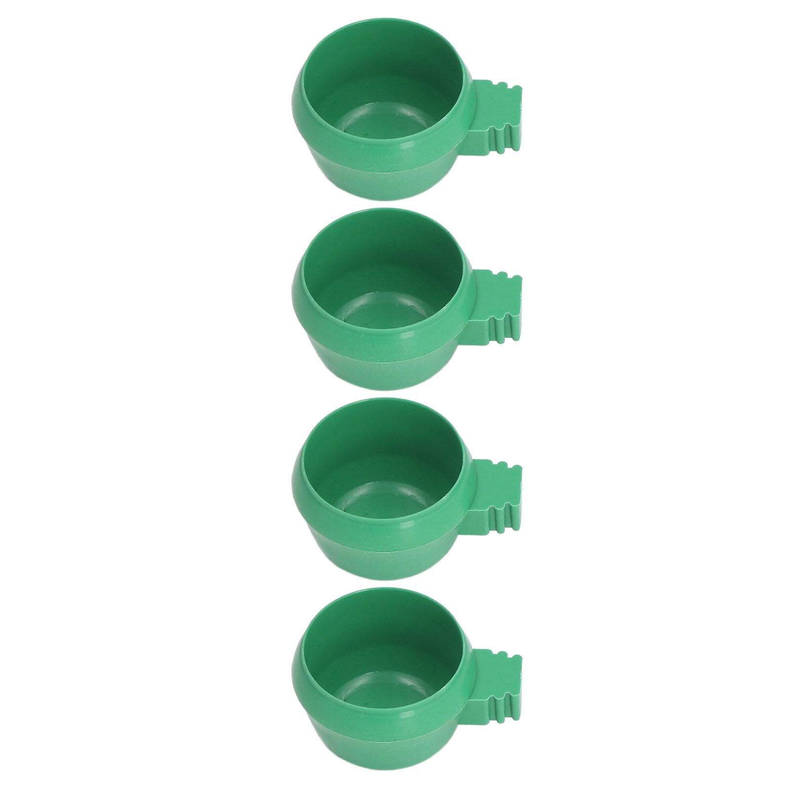 25Pcs Mini Bird Parrots Food Water Bowl Inlay Installation Round Green Parrots view 7
