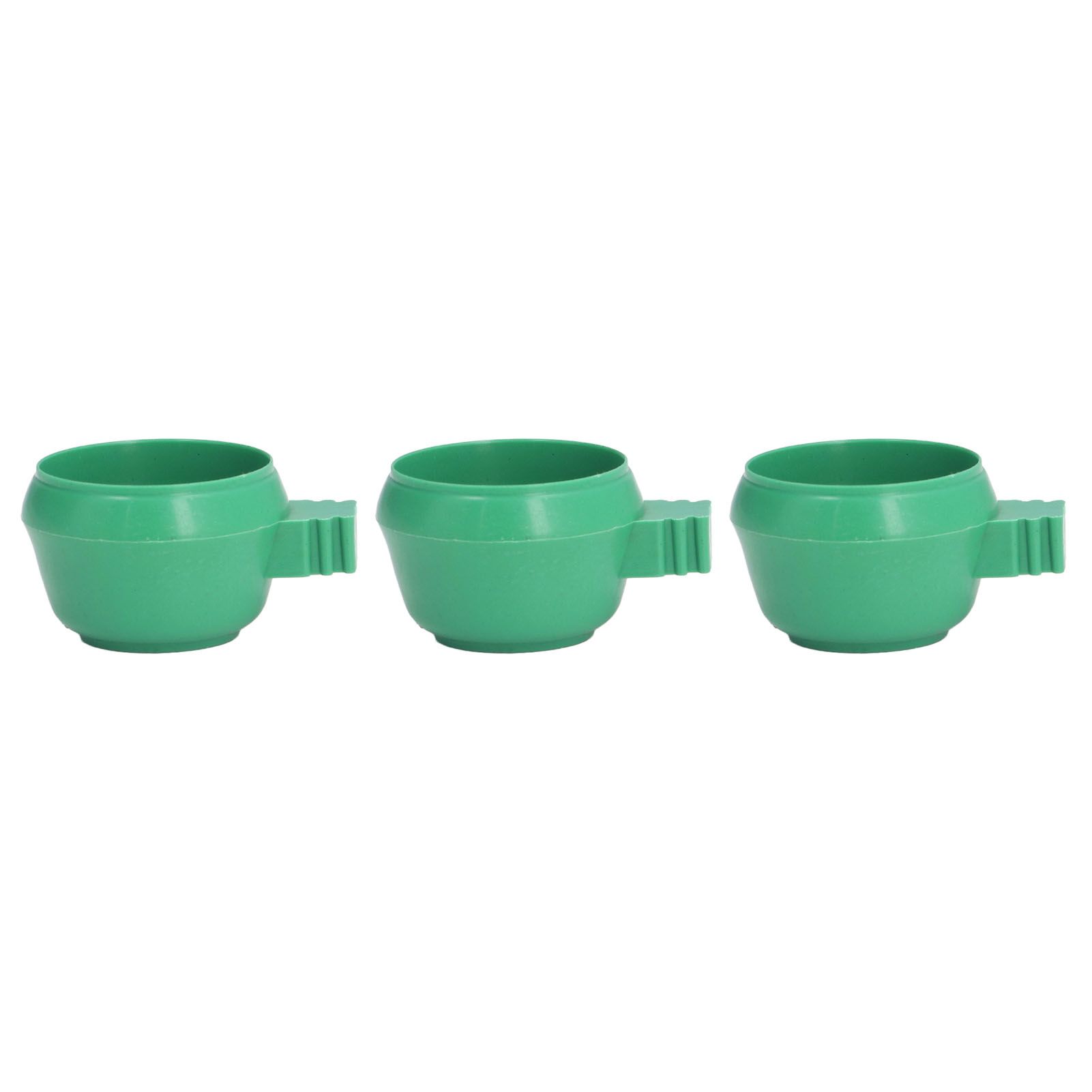 25Pcs Mini Bird Parrots Food Water Bowl Inlay Installation Round Green Parrots view 9