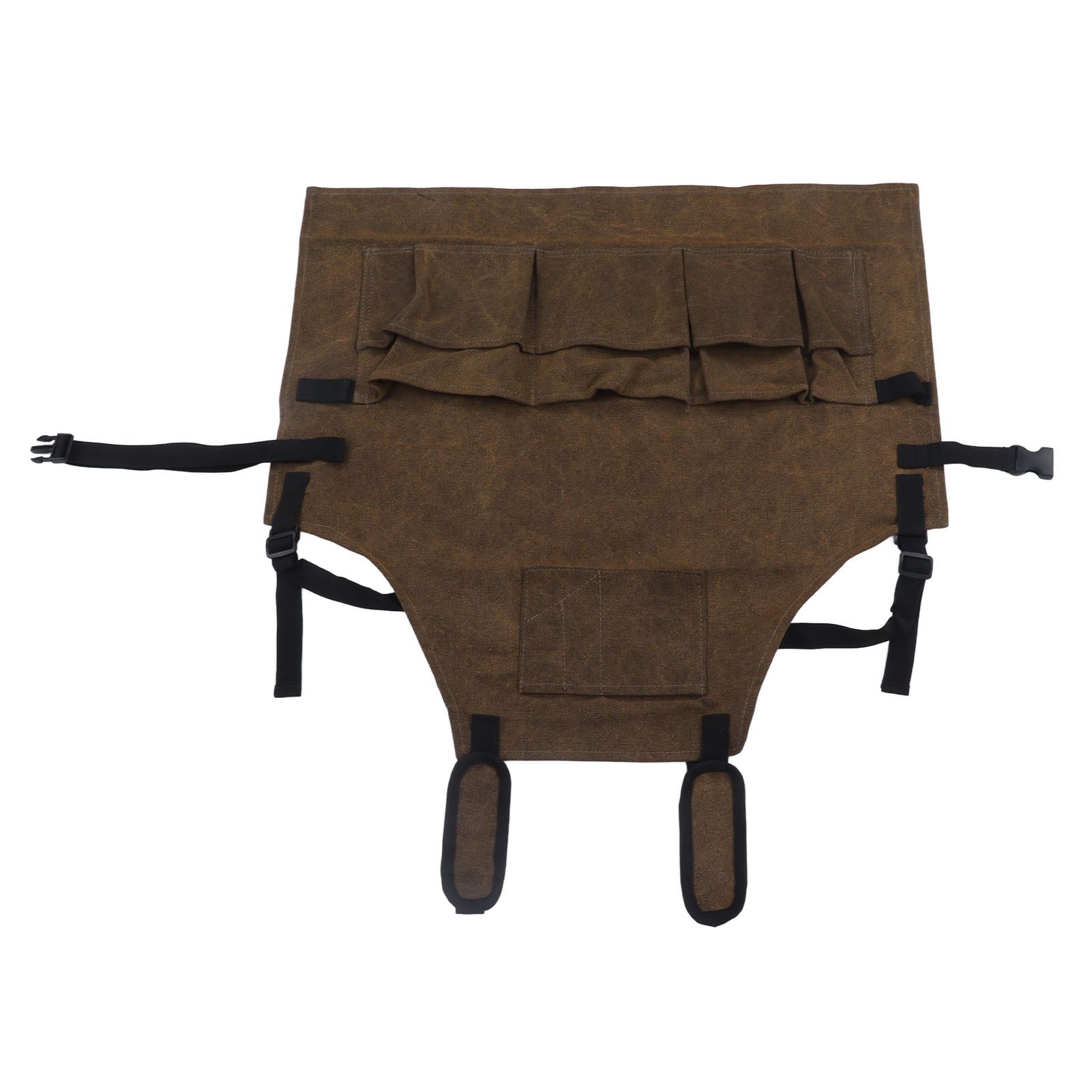 Woodworking Shop Apron Large Capacity Pocket Adjustment Shoulder Straps Waxed view 9