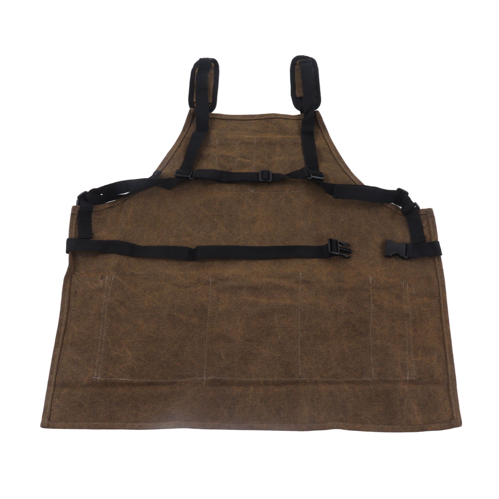 Woodworking Shop Apron Large Capacity Pocket Adjustment Shoulder Straps Waxed view 10
