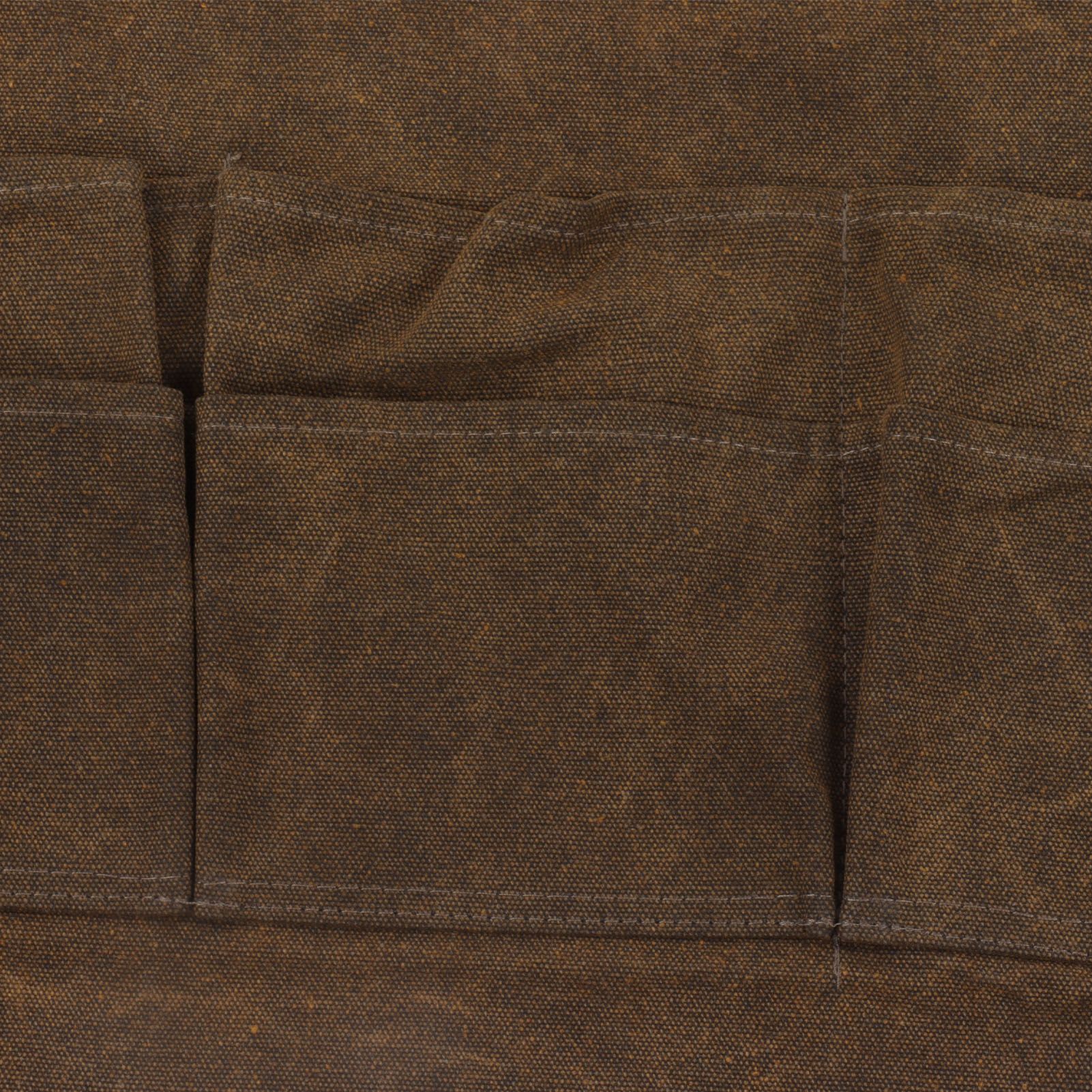 Woodworking Shop Apron Large Capacity Pocket Adjustment Shoulder Straps Waxed view 13