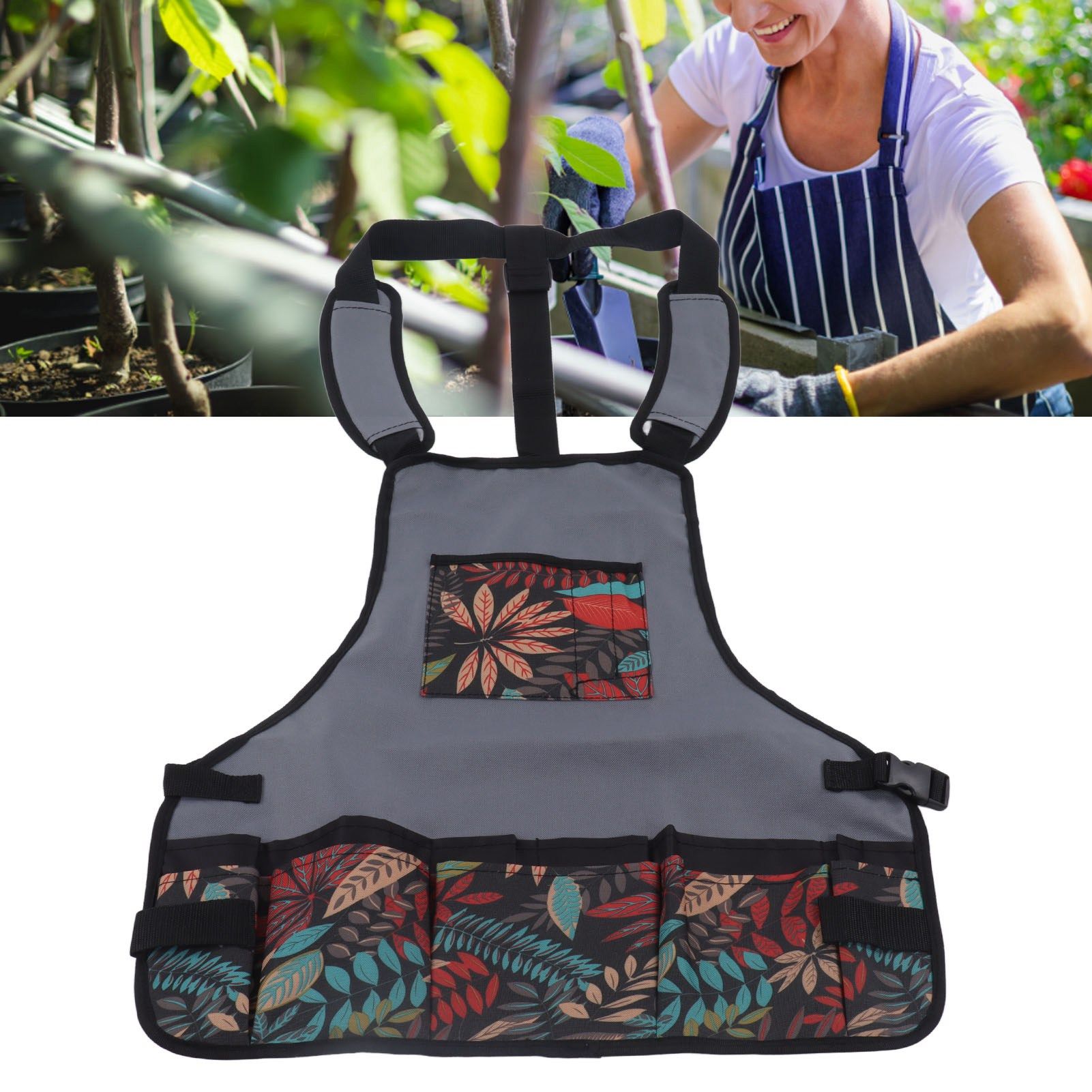 Tool Apron Durable Comfortable Heavy Duty Tool Apron with Pockets for Kitchen view 11