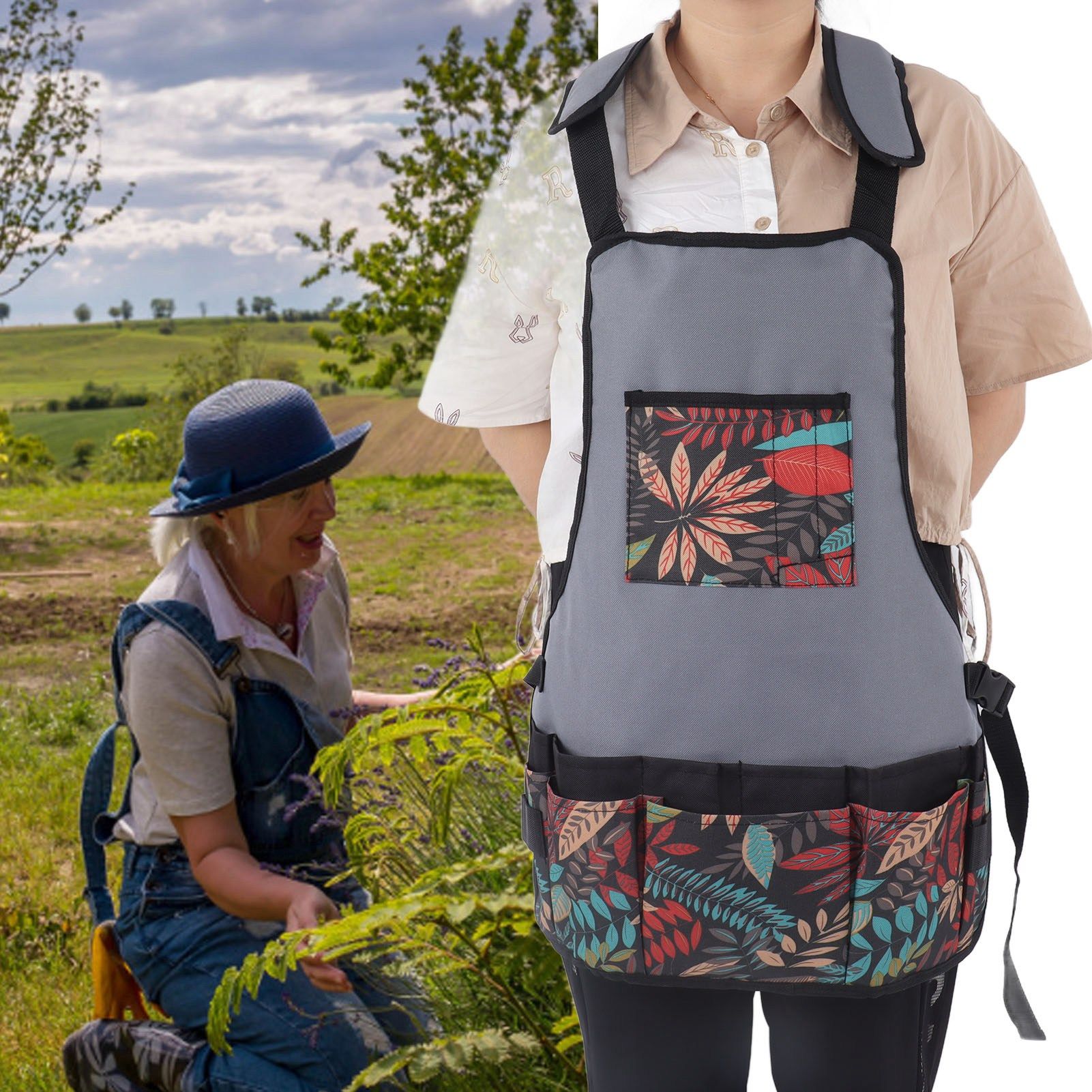Tool Apron Durable Comfortable Heavy Duty Tool Apron with Pockets for Kitchen view 12