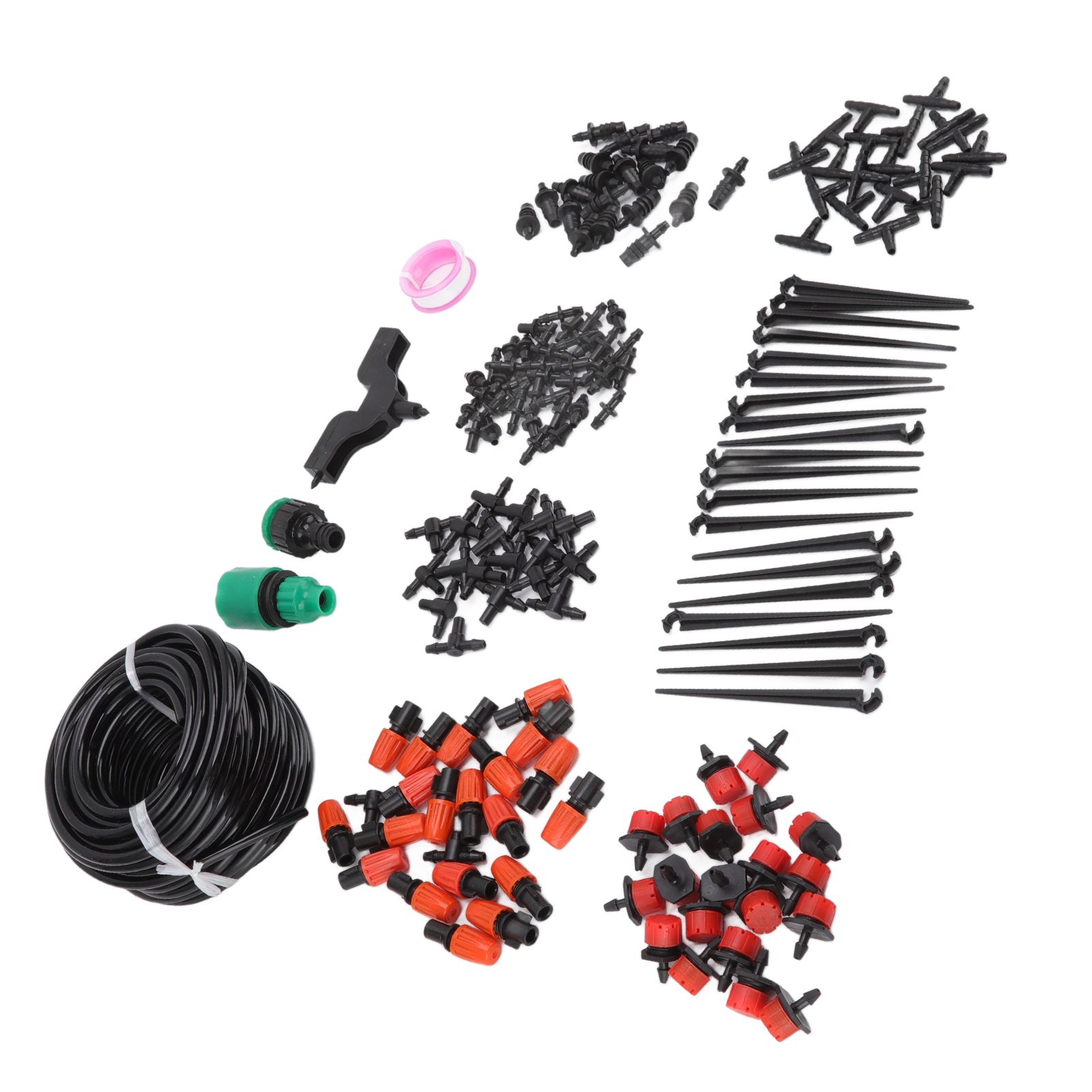 49.2ft Drip Irrigation Kit Adjustable Automatic Atomizing Watering System for view 9