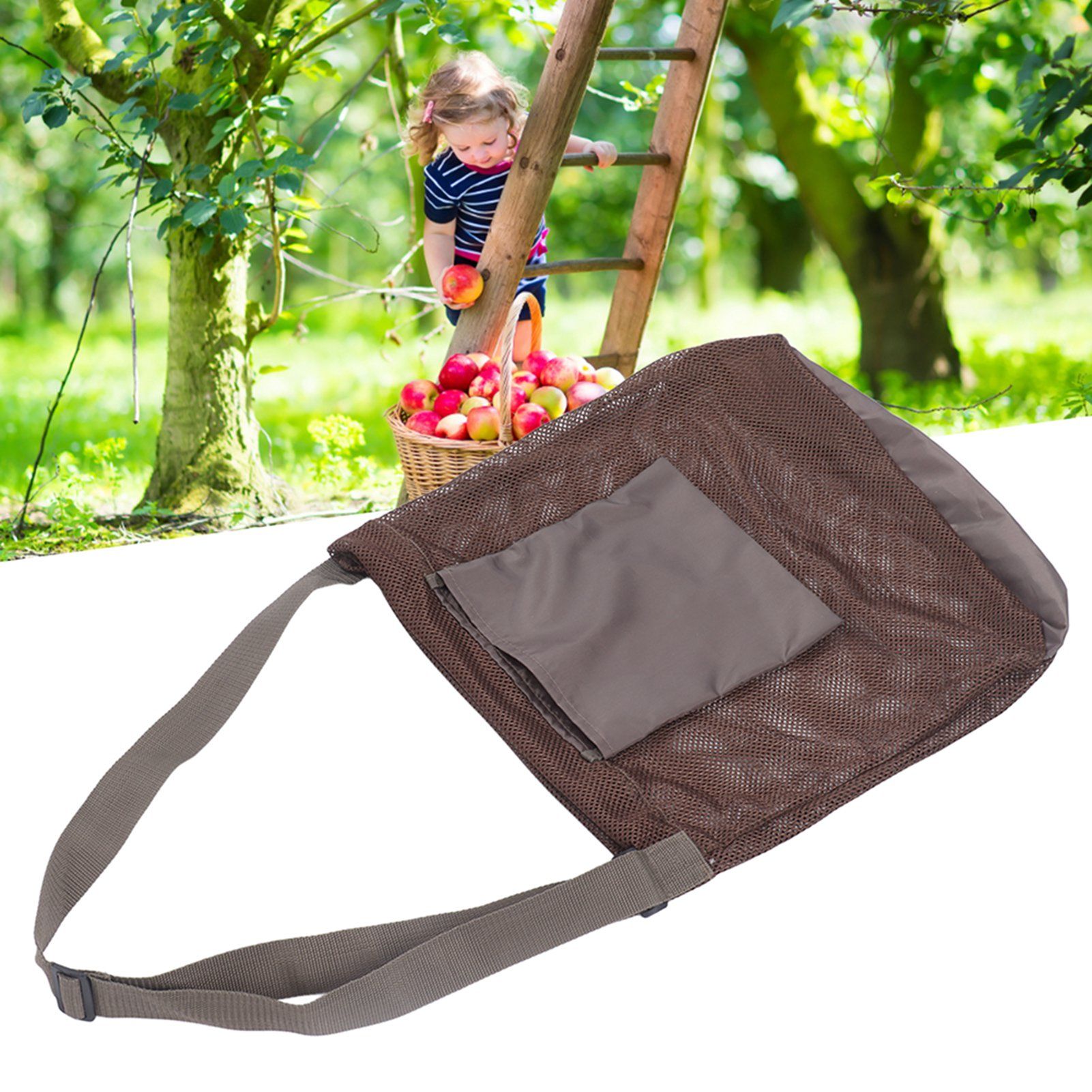 Orchard Fruit Picking Bag Mushroom Hunting Foraging Storage Pouch Large view 12