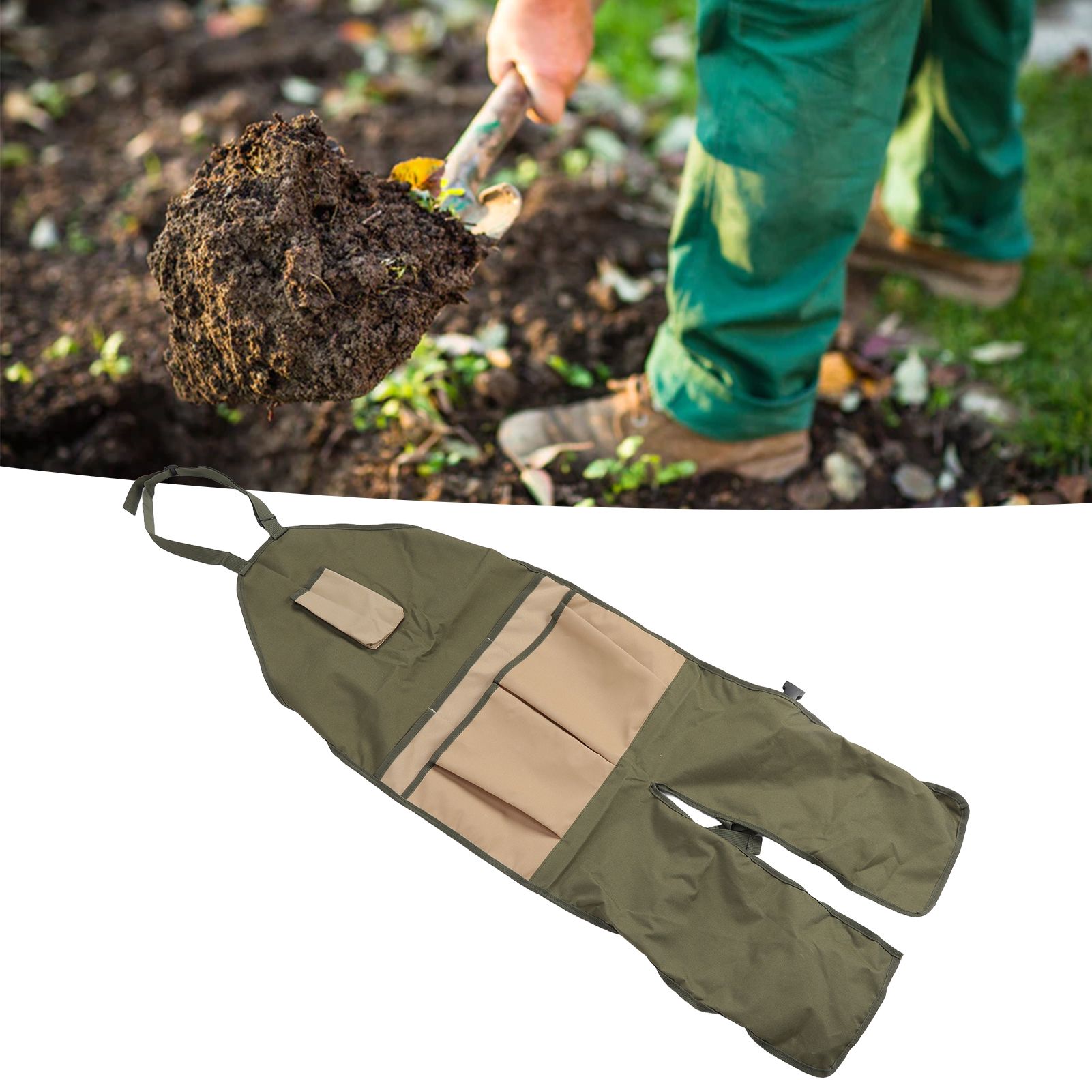 Gardening Apron 600D Oxford Fabric Wear Resistant Durable Adjustable Buckle view 12