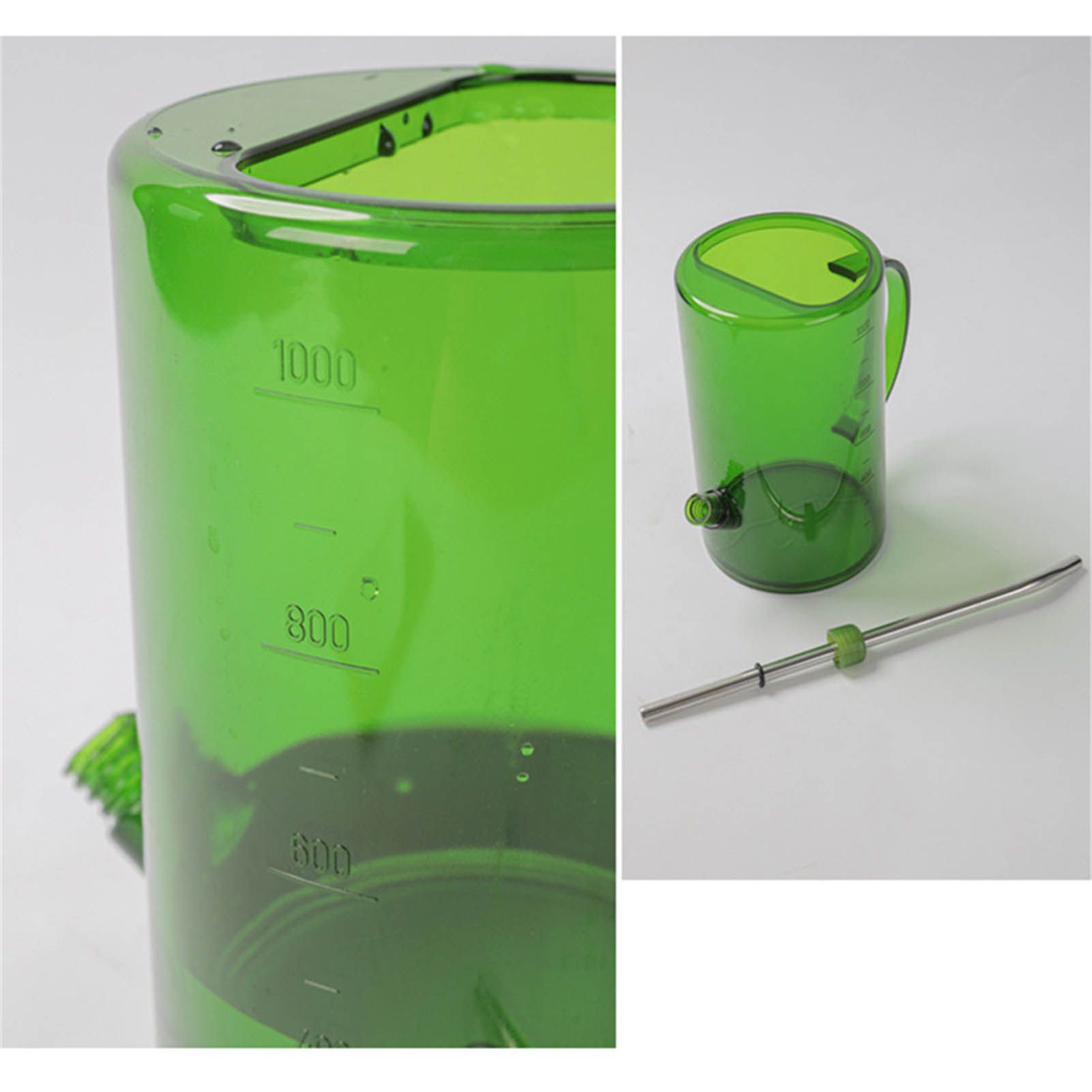 1L Watering Can PP Fully Transparent Indoor Plants Watering Can with Long view 2