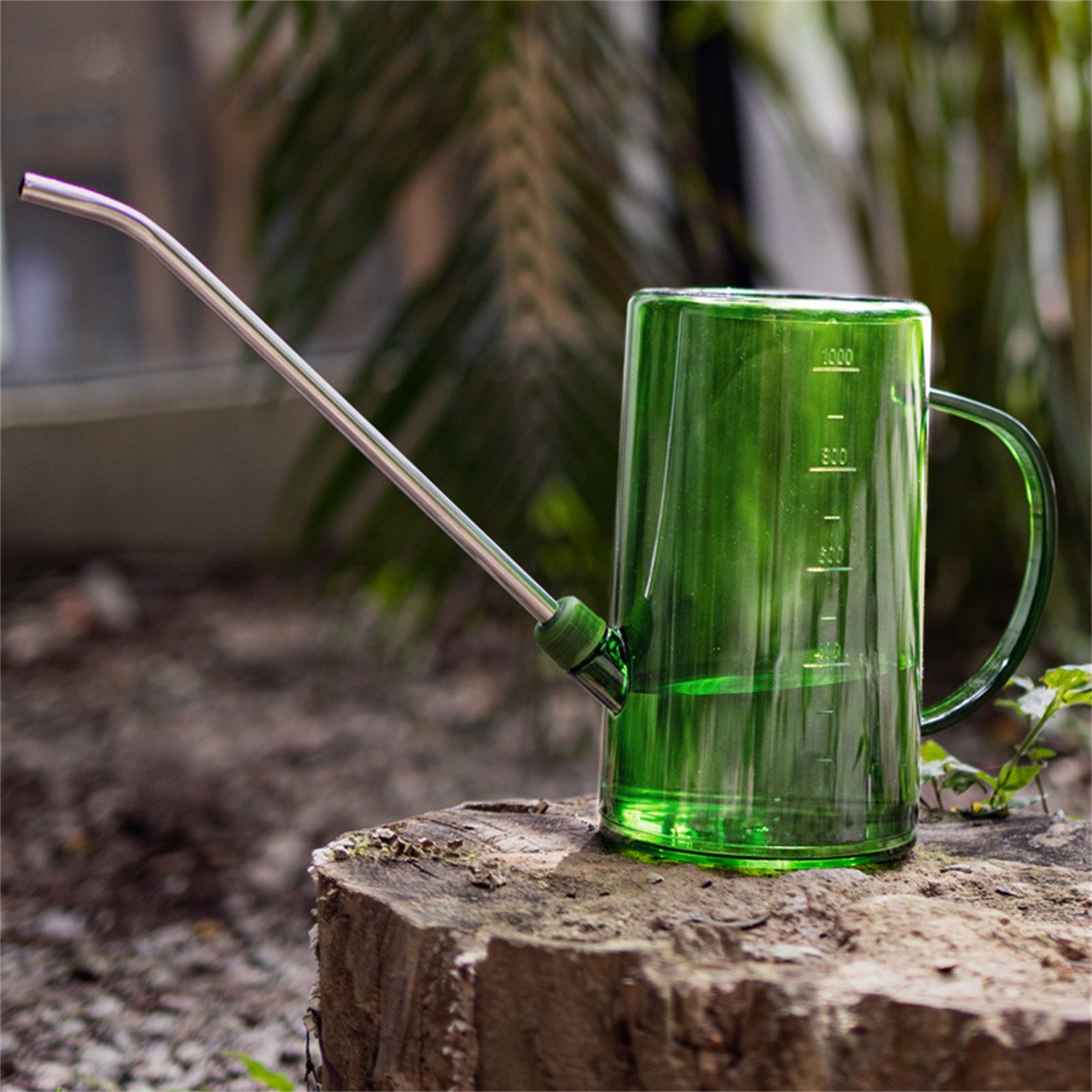 1L Watering Can PP Fully Transparent Indoor Plants Watering Can with Long view 8